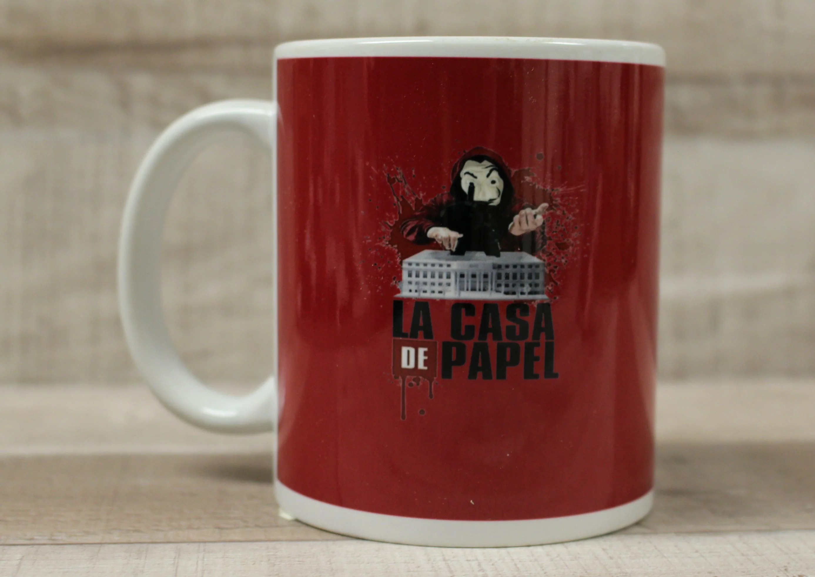 La Casa De Papel Money Heist Coffee Cup Mug - Red - New