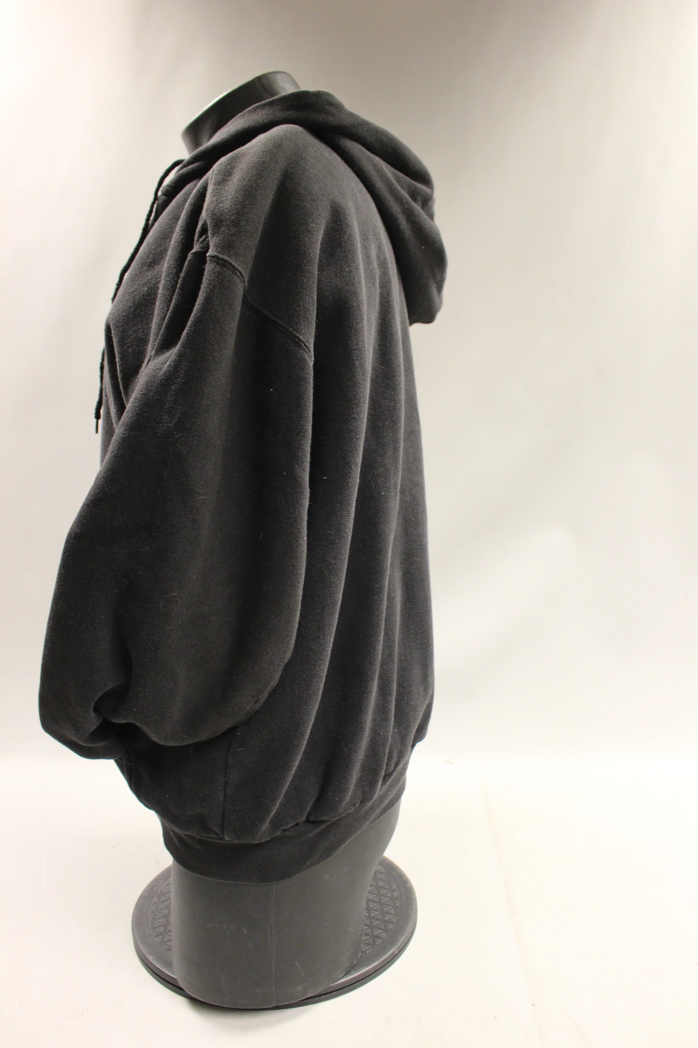 Lake n' Trail Fleece Lined Zip Up Hoodie - Large - Black - Heavy Sweatshirt - Image 4