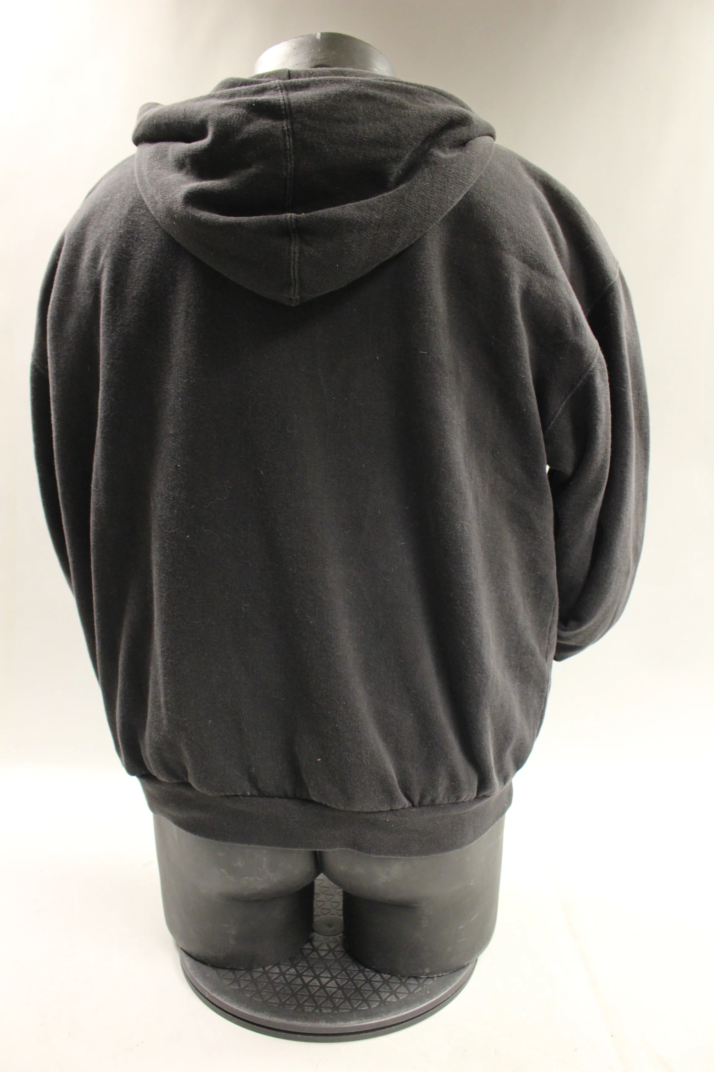 Lake n' Trail Fleece Lined Zip Up Hoodie - Large - Black - Heavy Sweatshirt - Image 5