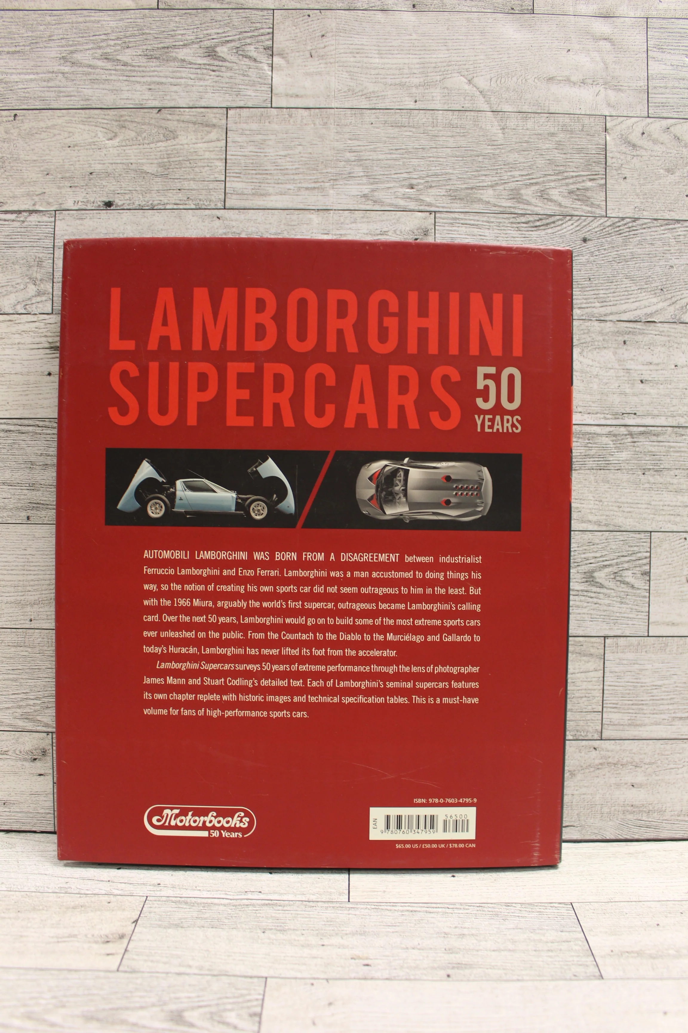 Lamborghini Supercars 50 Years by Stuart Codling - New - Image 8