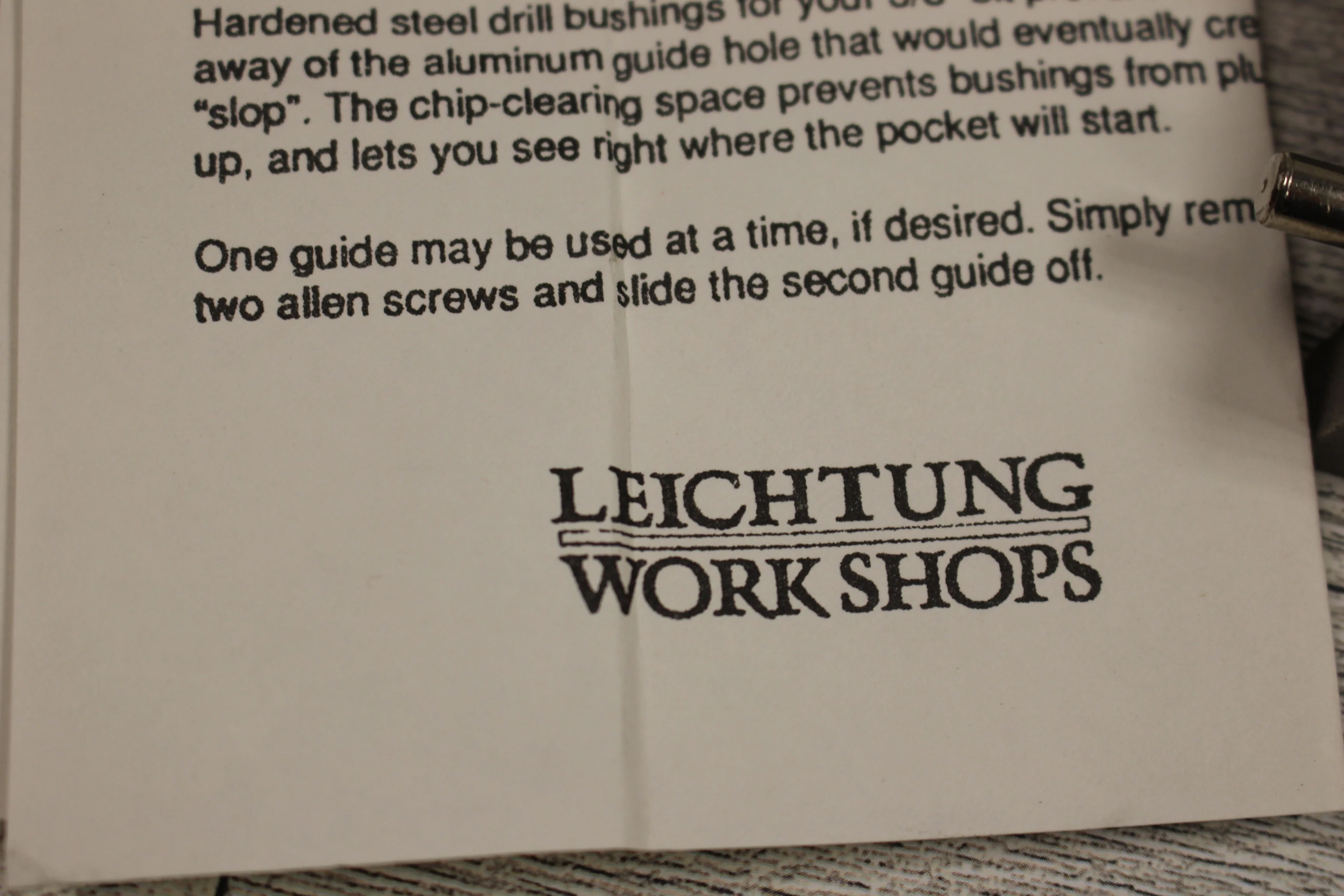 Leichtung Work Shops Double Pocket Hole Guide - 28084 - New - Image 4