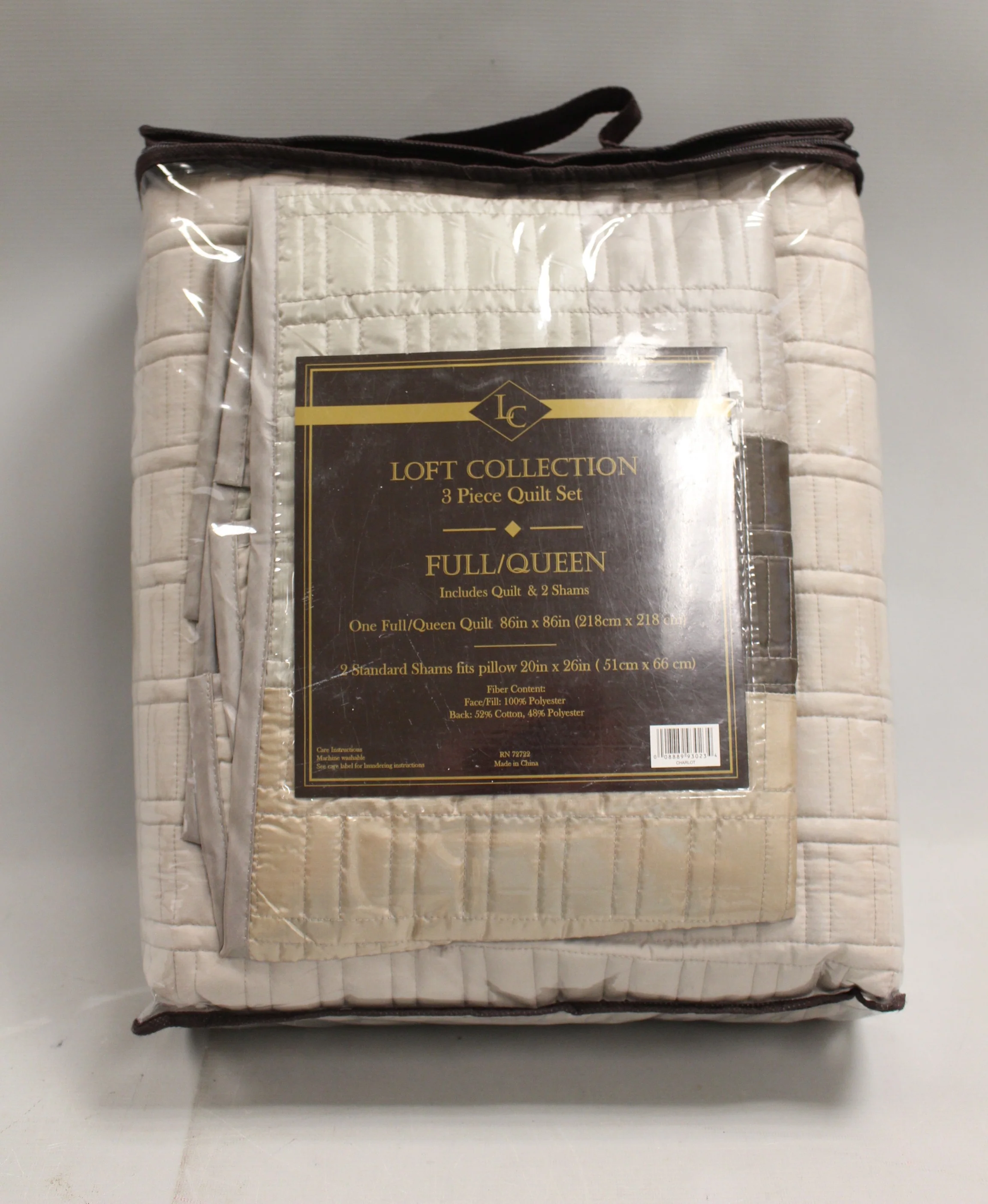 Loft Collection 3 Piece Quilt Set - Charlot - Full/Queen - New - Image 2
