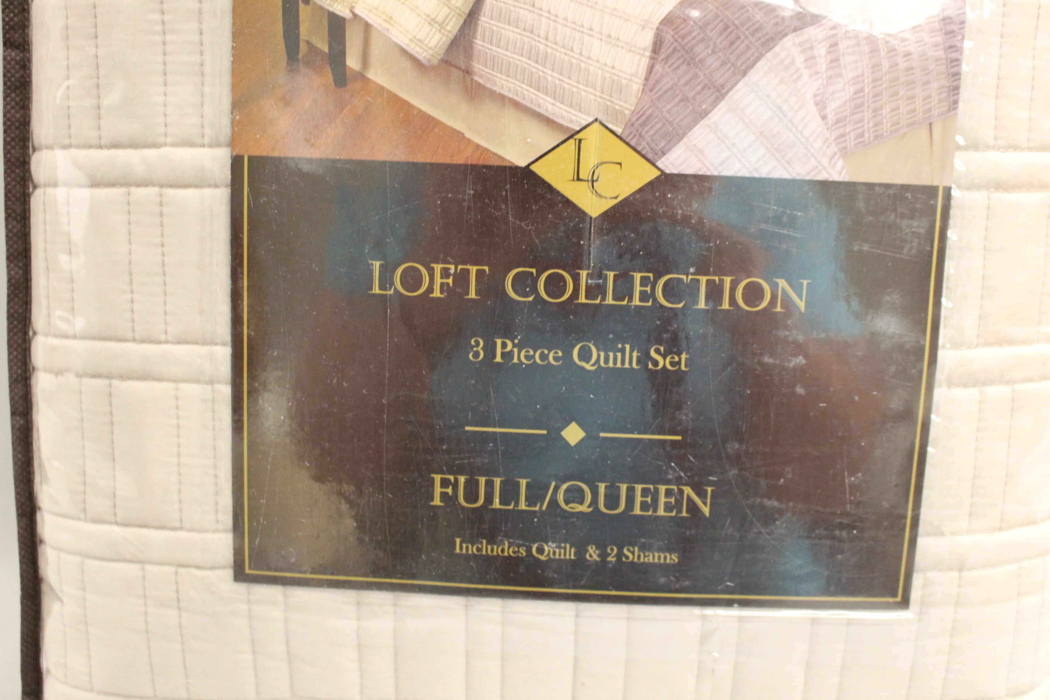 Loft Collection 3 Piece Quilt Set - Charlot - Full/Queen - New - Image 3