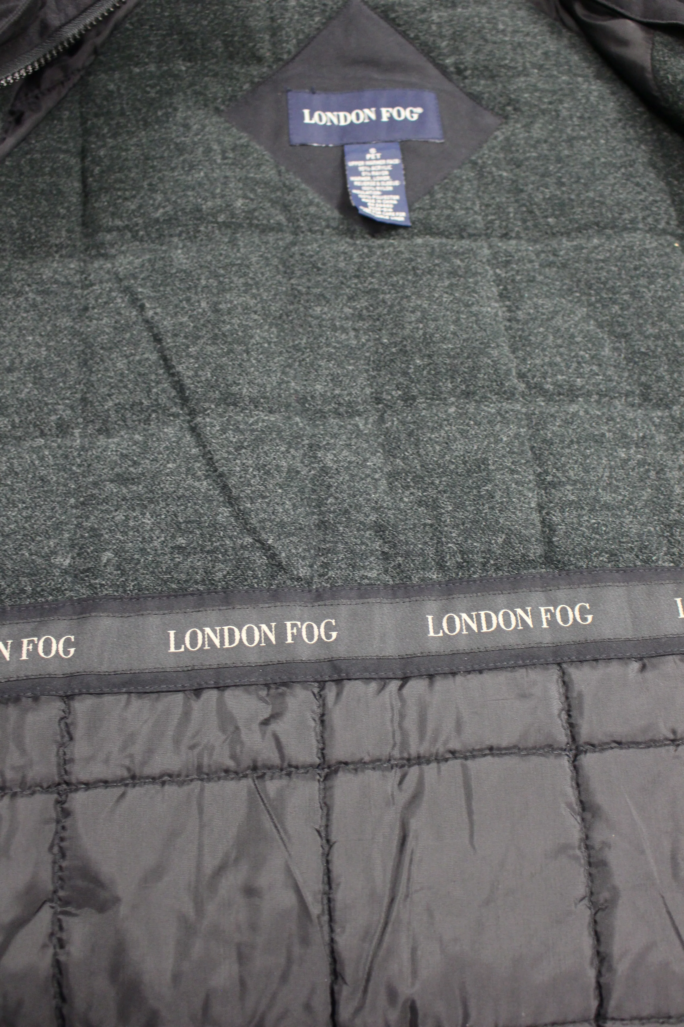 London Fog Ladies Black Winter Coat, Size: Small P - Image 2