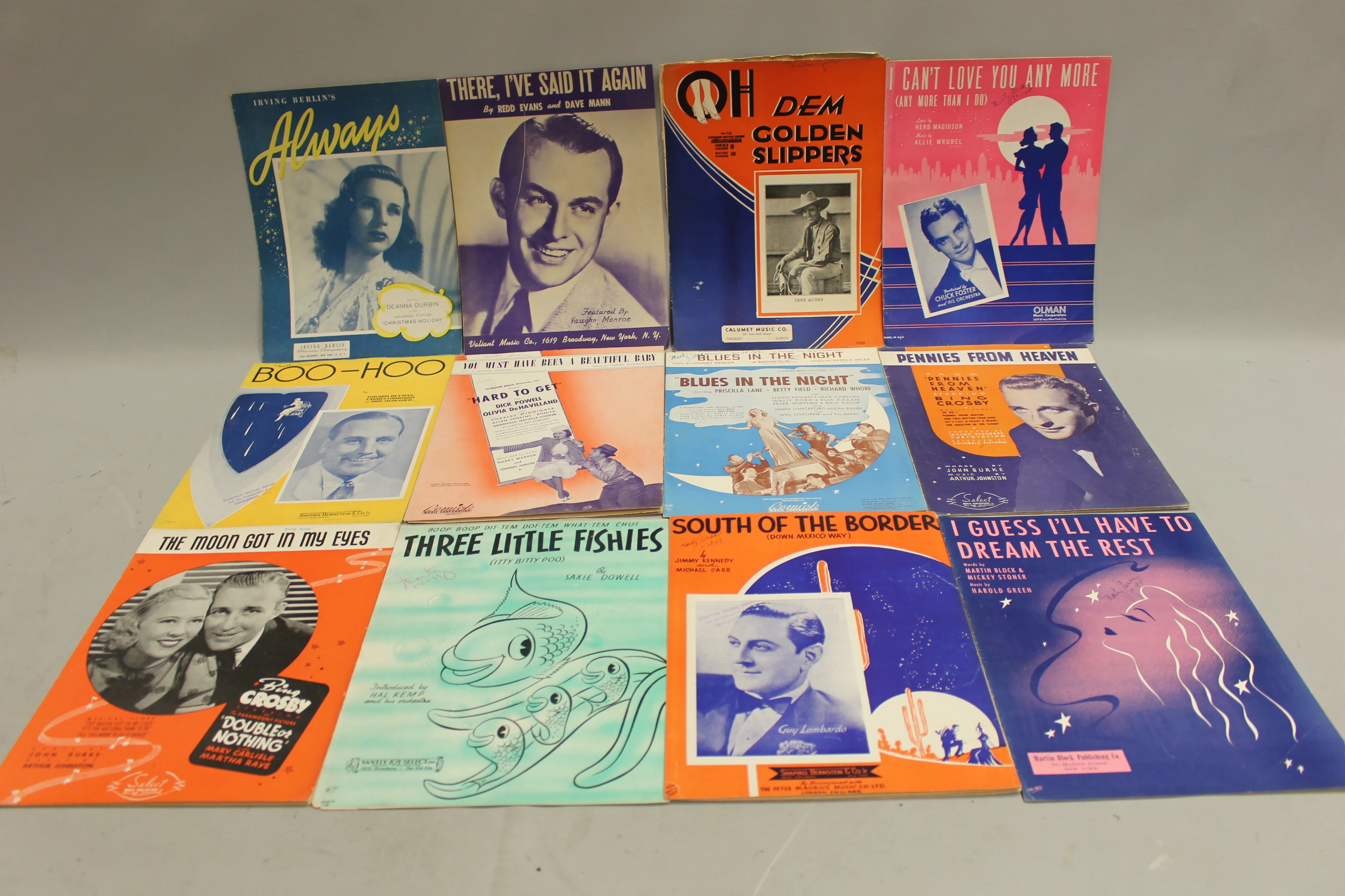 Lot of 38 Vintage Music Sheets - James Bland, Jan Savitt, Bing Crosby, & More - Image 5