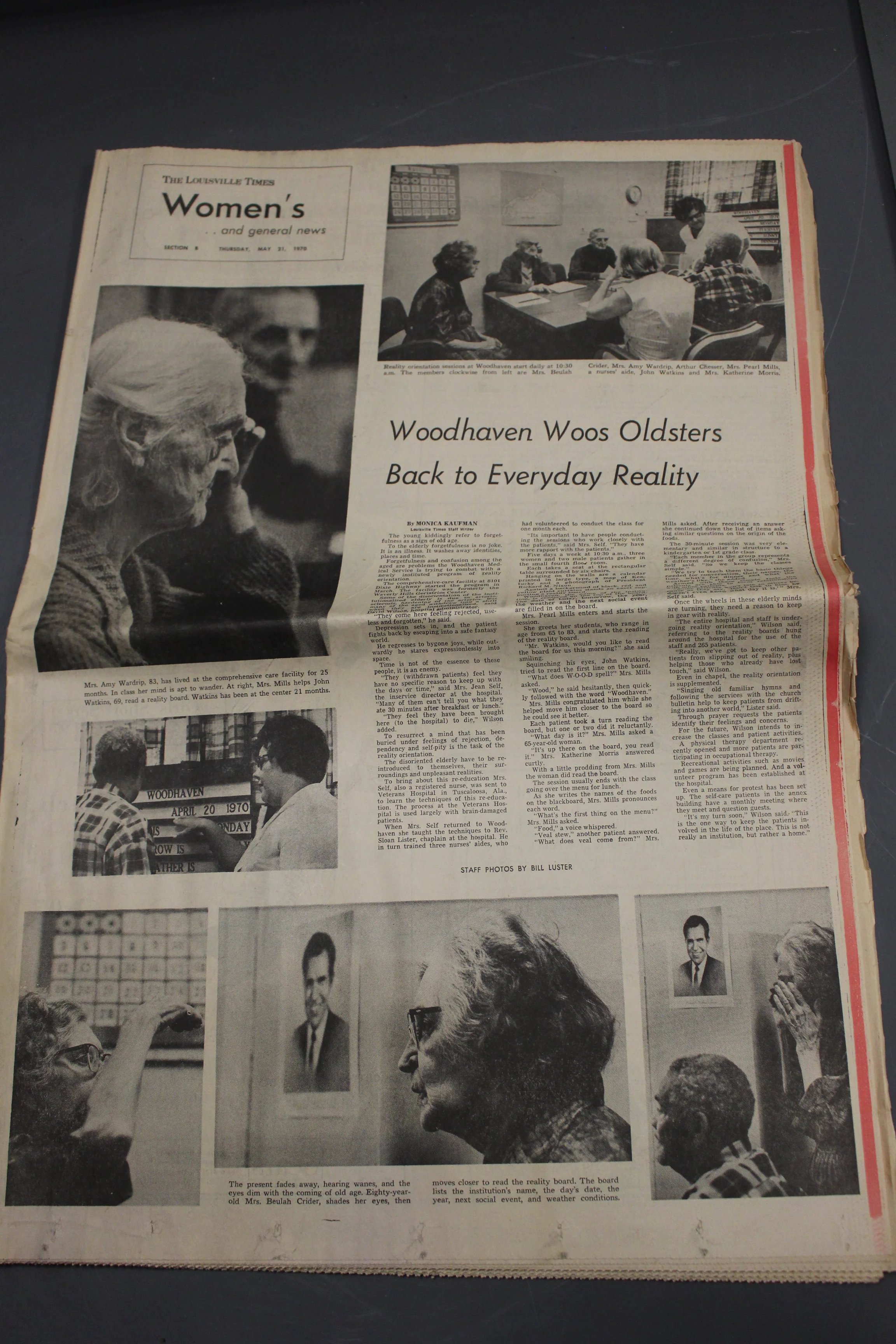 Louisville Times, May 21, 1970, Wall To Wall For Nixon - Image 4