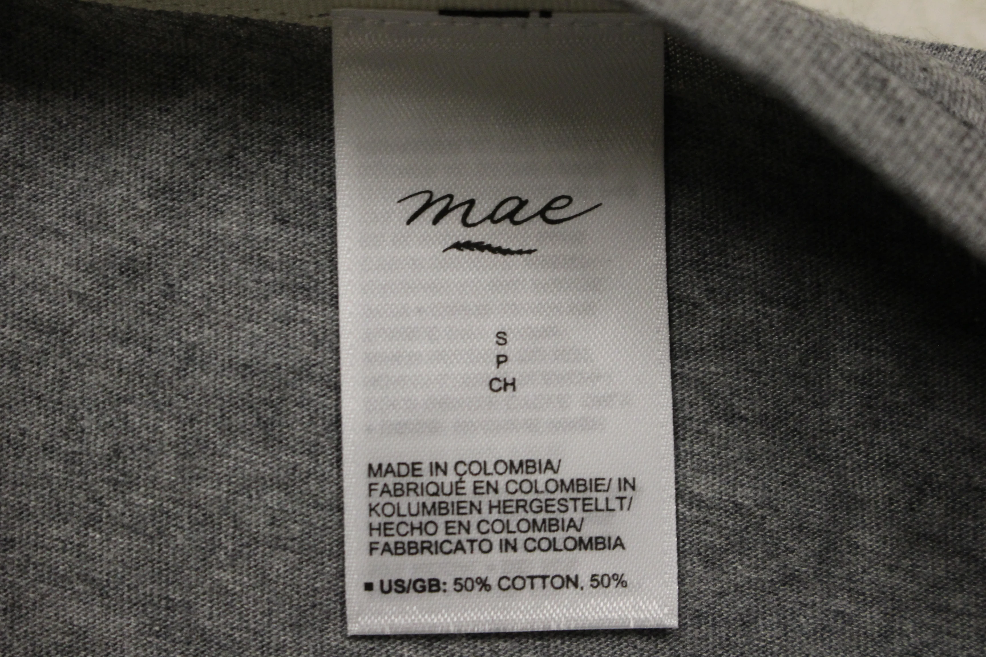 Mae Basic Sweatshirt, Size: Small, Grey, New! - Image 3