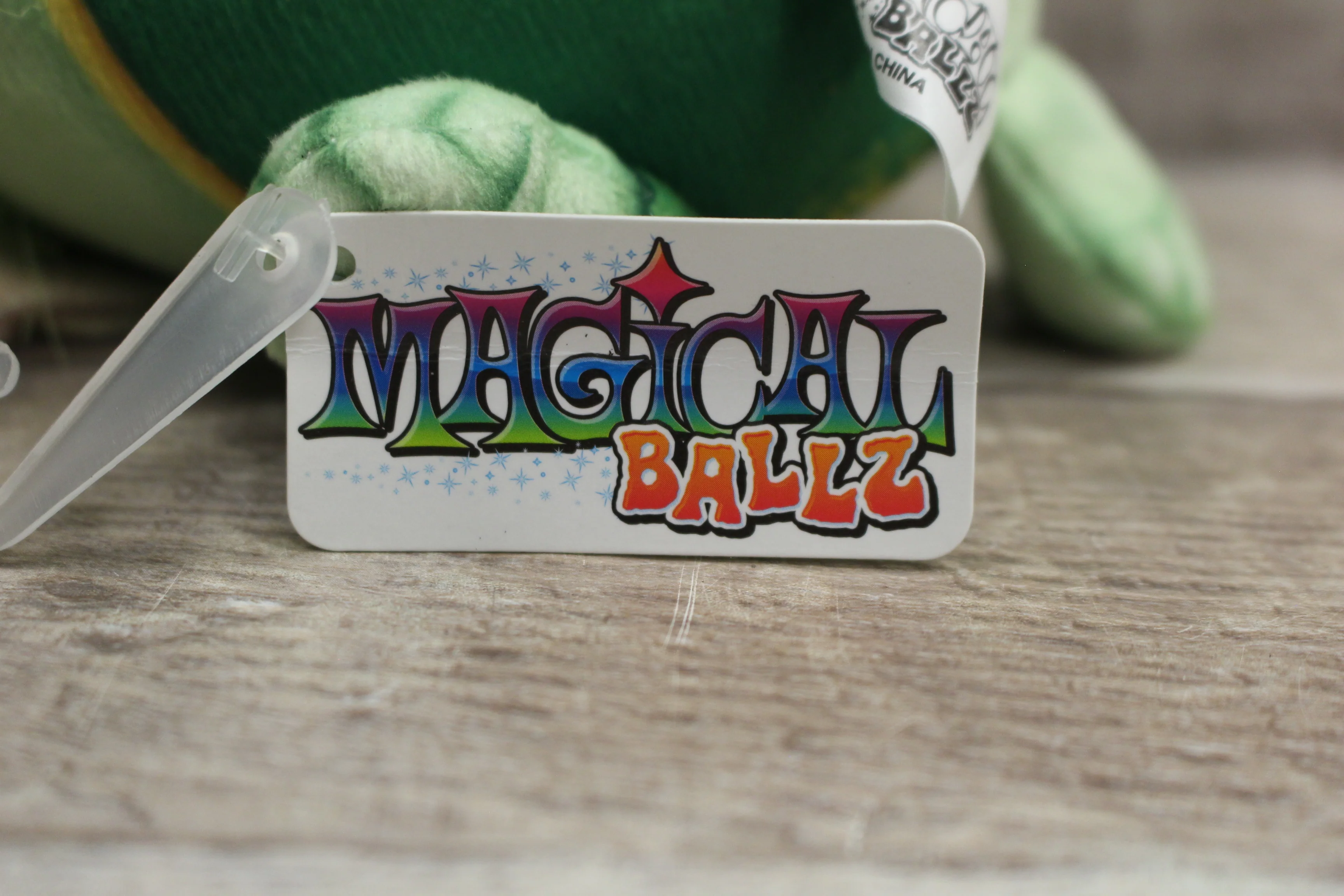 Magical Ballz Lucky To See You Soft Plush -Green -New With Tags - Image 3