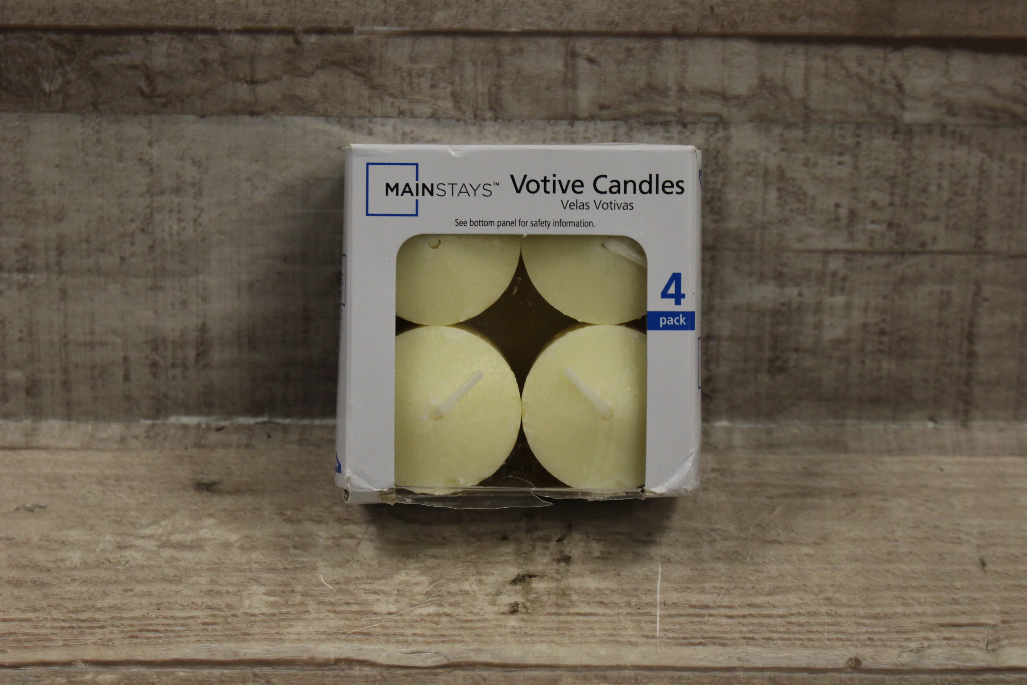Mainstays Votive Candles 4-Pack -New