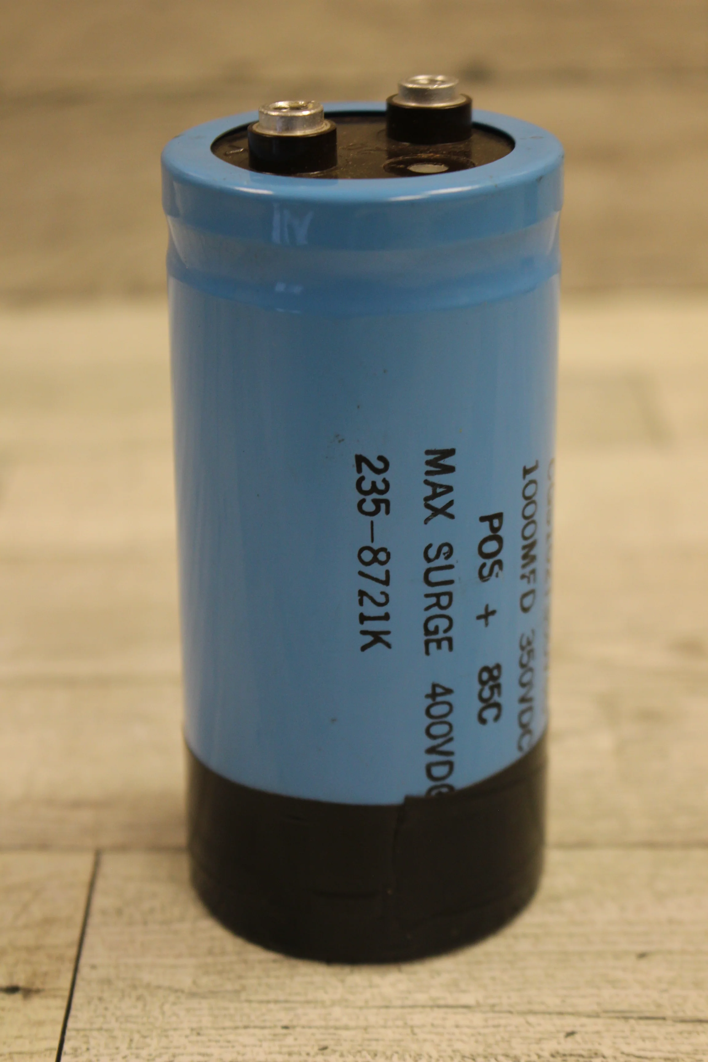 Mallory Capacitor - CGS102R350V4C - 100MFD 350VDC - 235-8721K - Used - Image 2