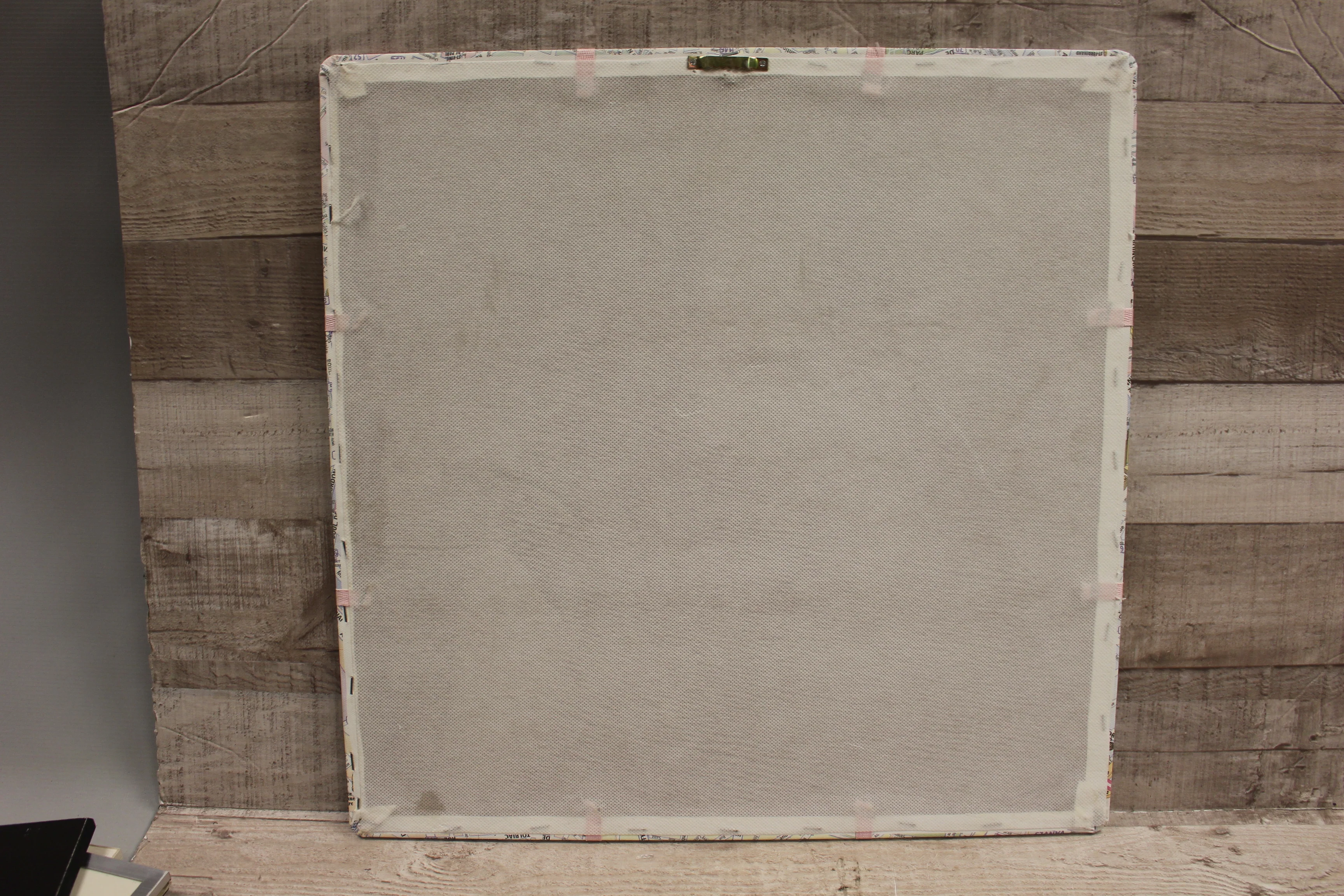 Map Of Paris Wall Hanger Canvas Decor-Used - Image 2