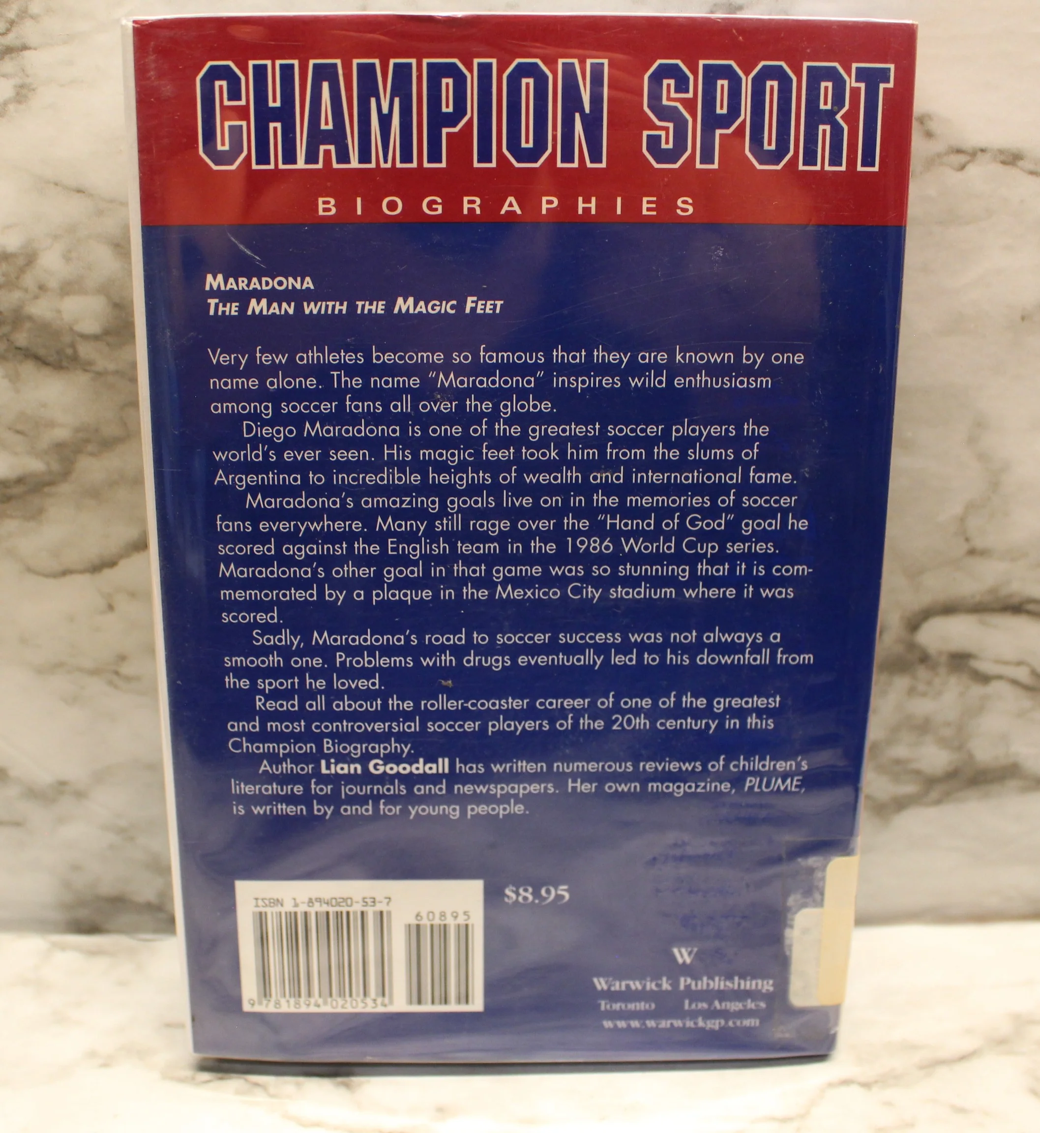 Maradona - Champion Sport Biographies - By Liam Goodall - Used - Image 2