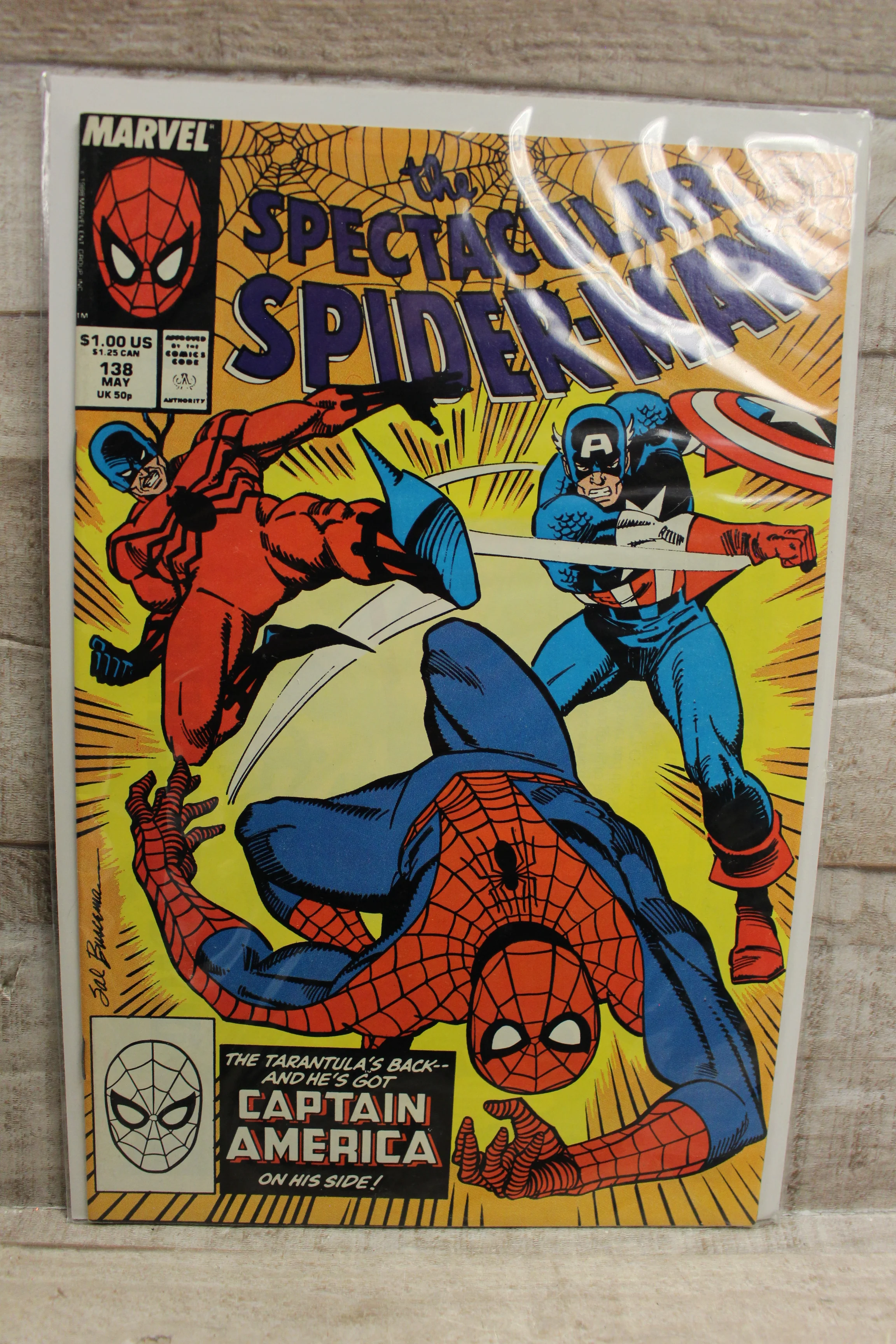 Marvel Comics 1988 Marvel Comics The Spectacular Spider-Man #138 Comic -Used