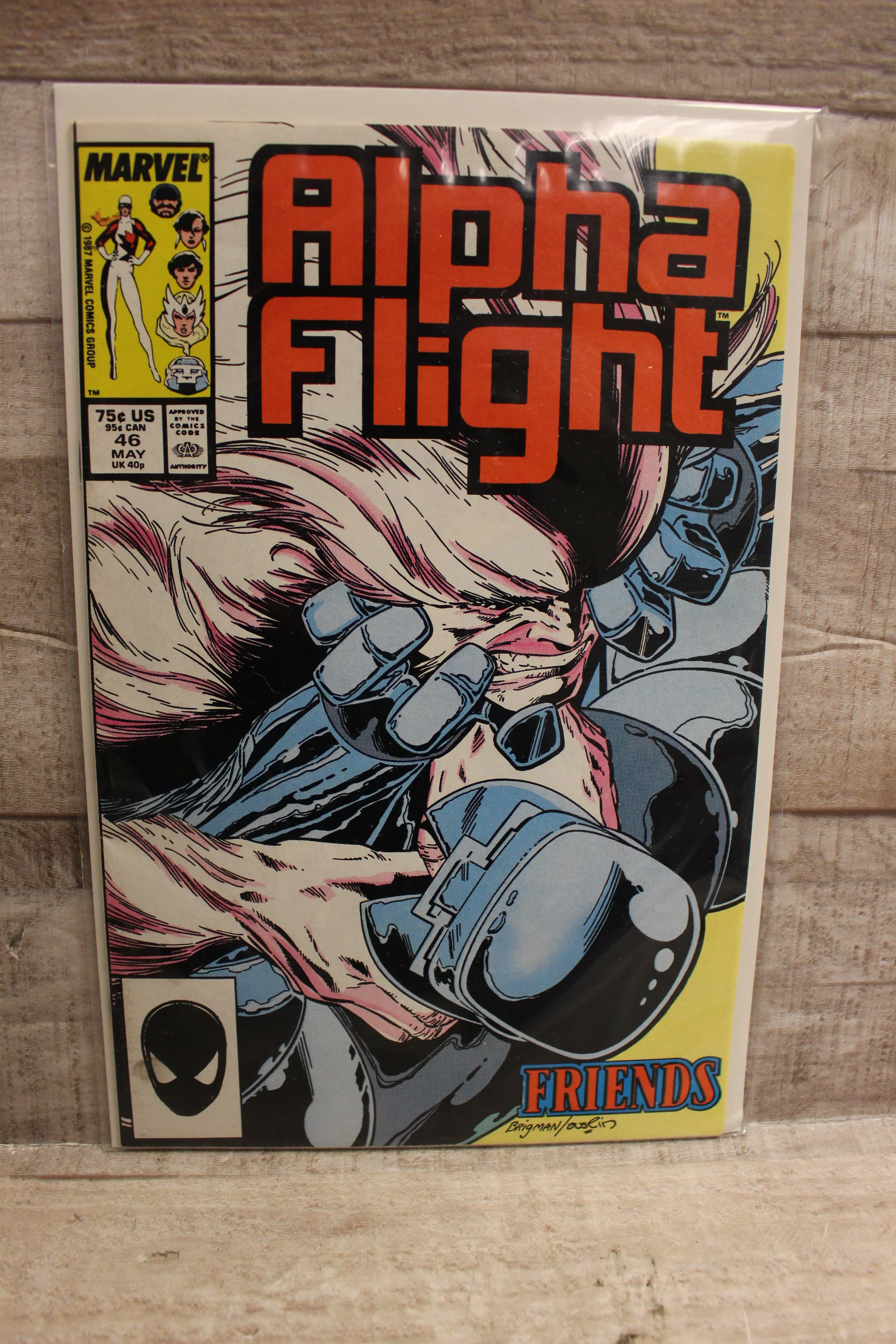 Marvel Comics Alpha Flight #46 Comic Booked -Used