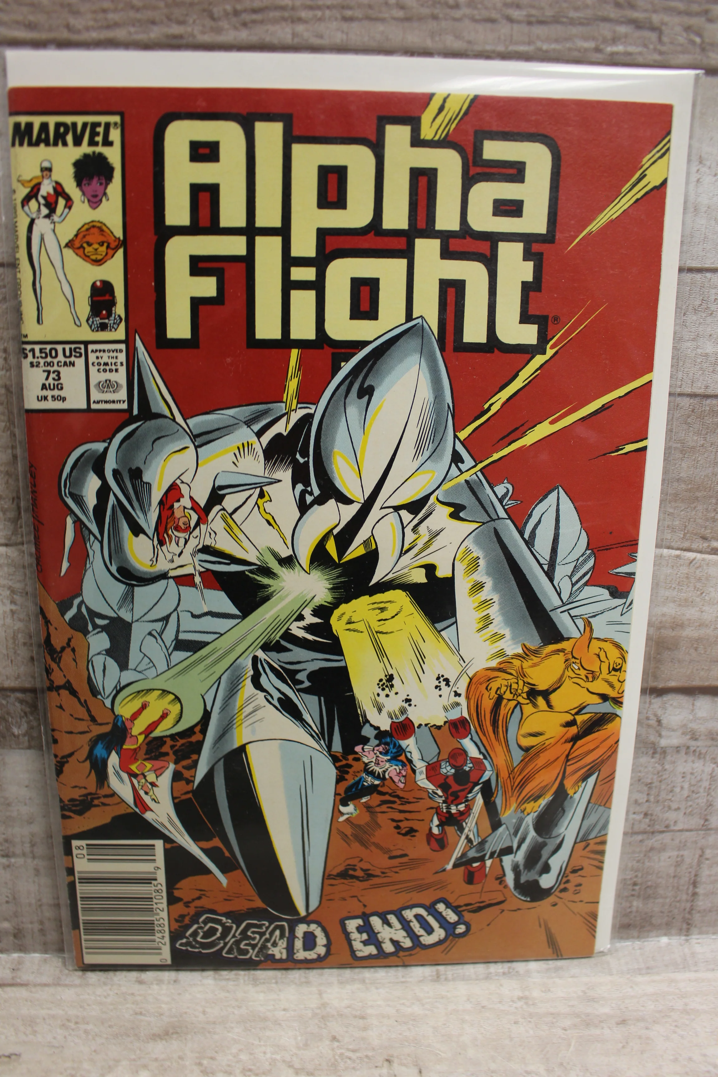Marvel Comics Alpha Flight#73 1989 Comic Book -Used