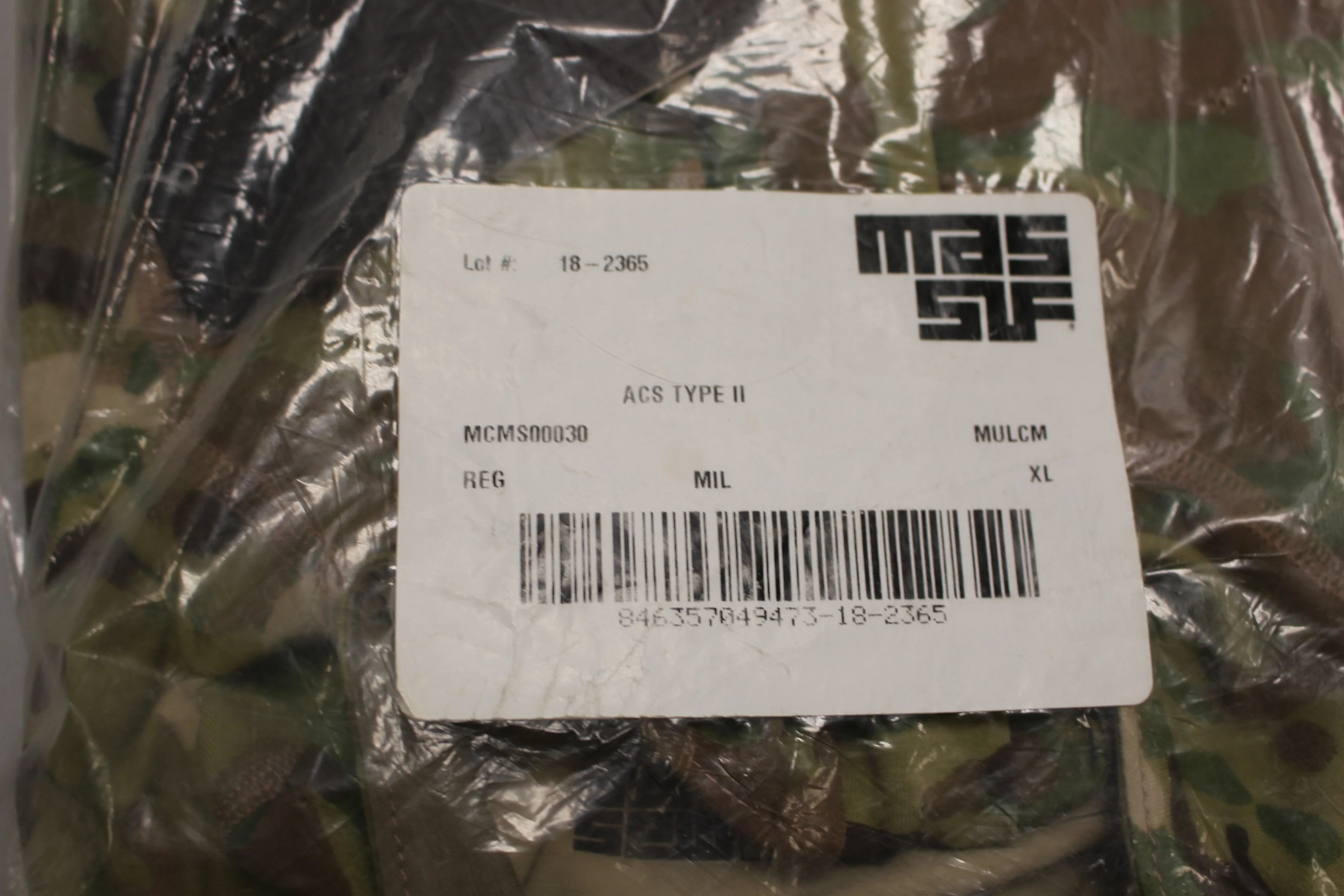 Massif Army Multicam/OCP ASC Type II Quarter Zip Combat Shirt (FR) - X-Lg - New - Image 4