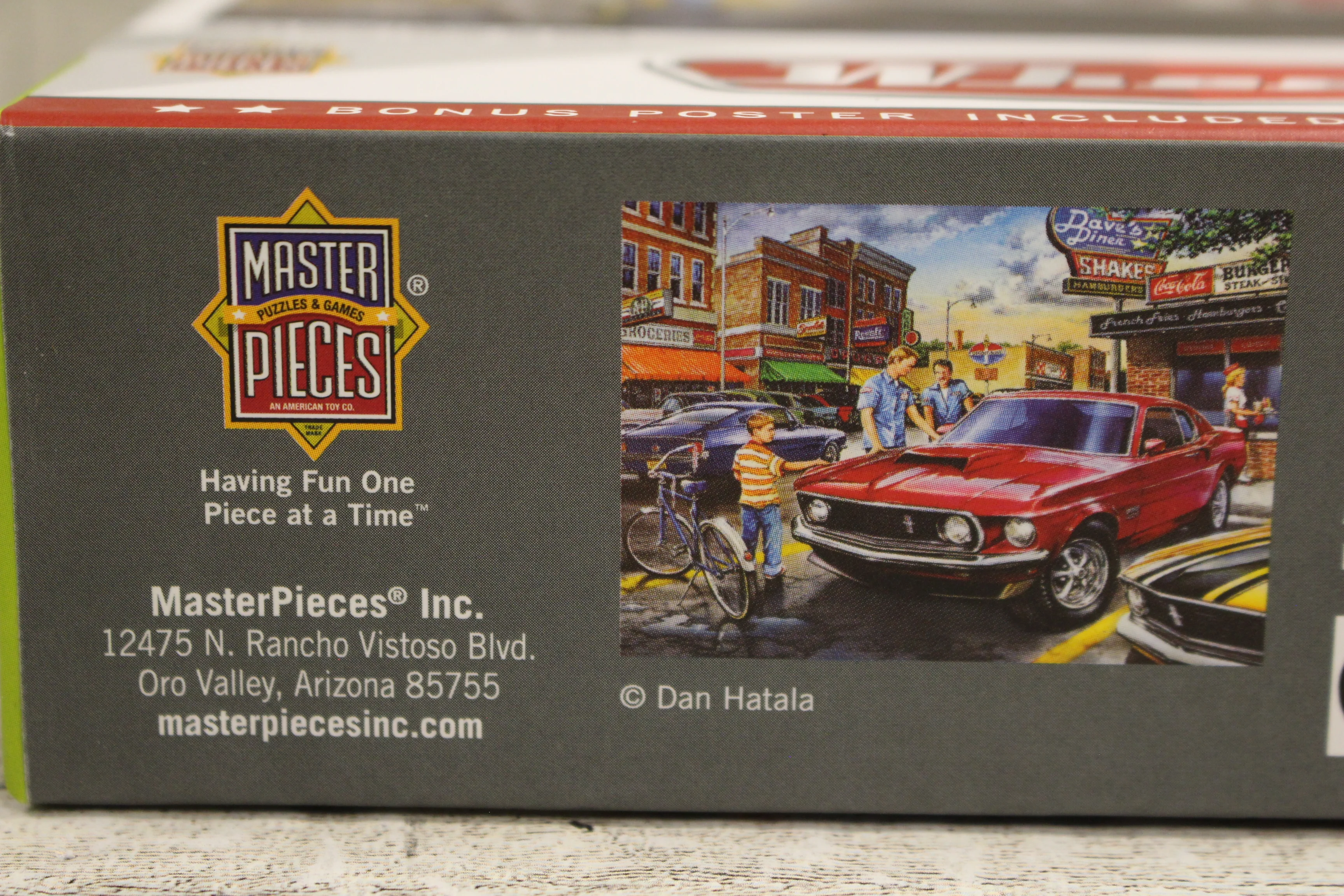 Master Pieces Wheels "Dave's Diner" 750 Piece Puzzle - 24" x 18" - New - Image 10