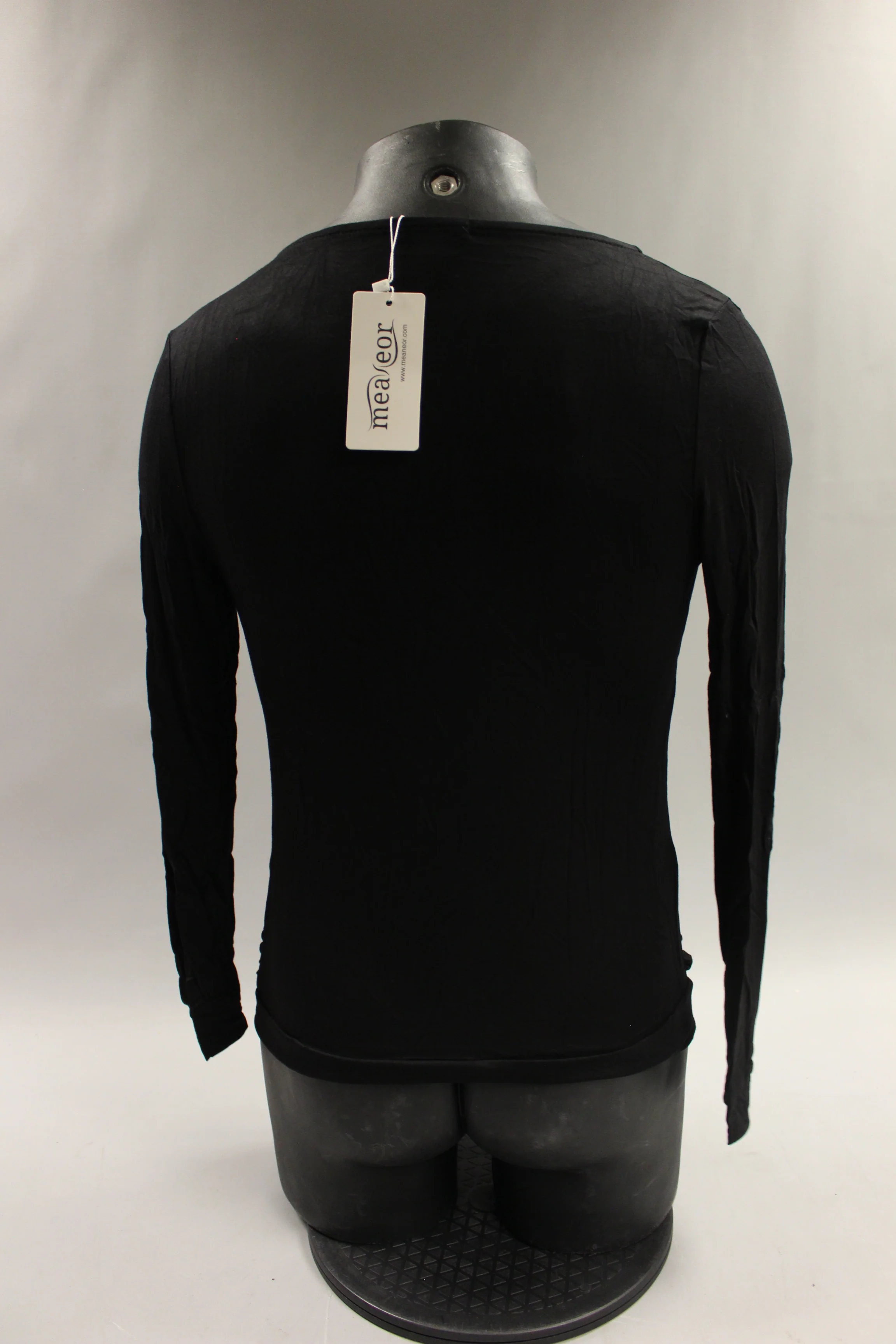 Meaneor Women's Long Sleeve Sweatshirt Top Size M-Black -New - Image 2