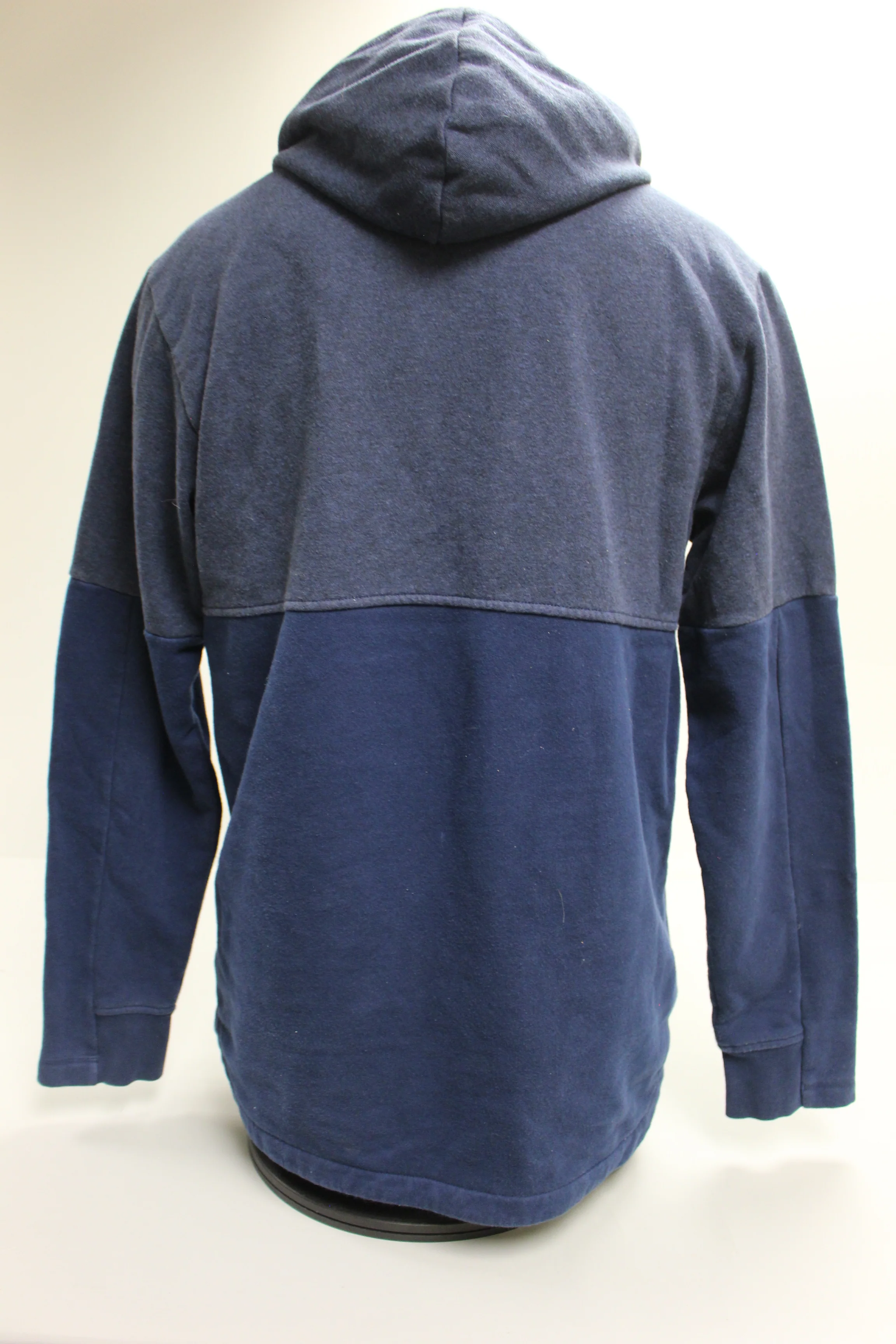 Men's Adidas Navy Blue Hooded Sweatshirt - Medium - Used - Image 2