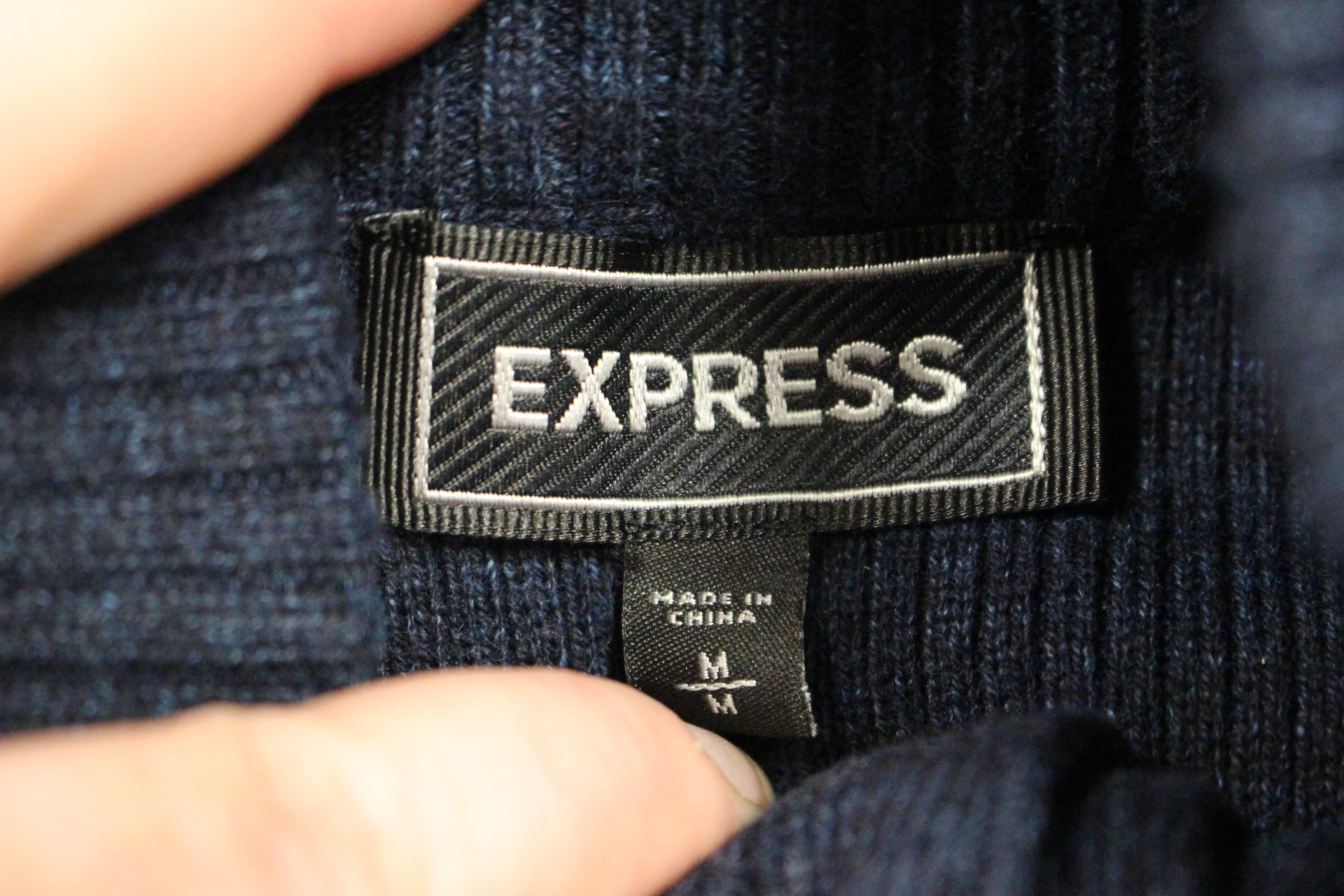 Men's Express Sweater - Size: Medium - Blue - Used - Image 3