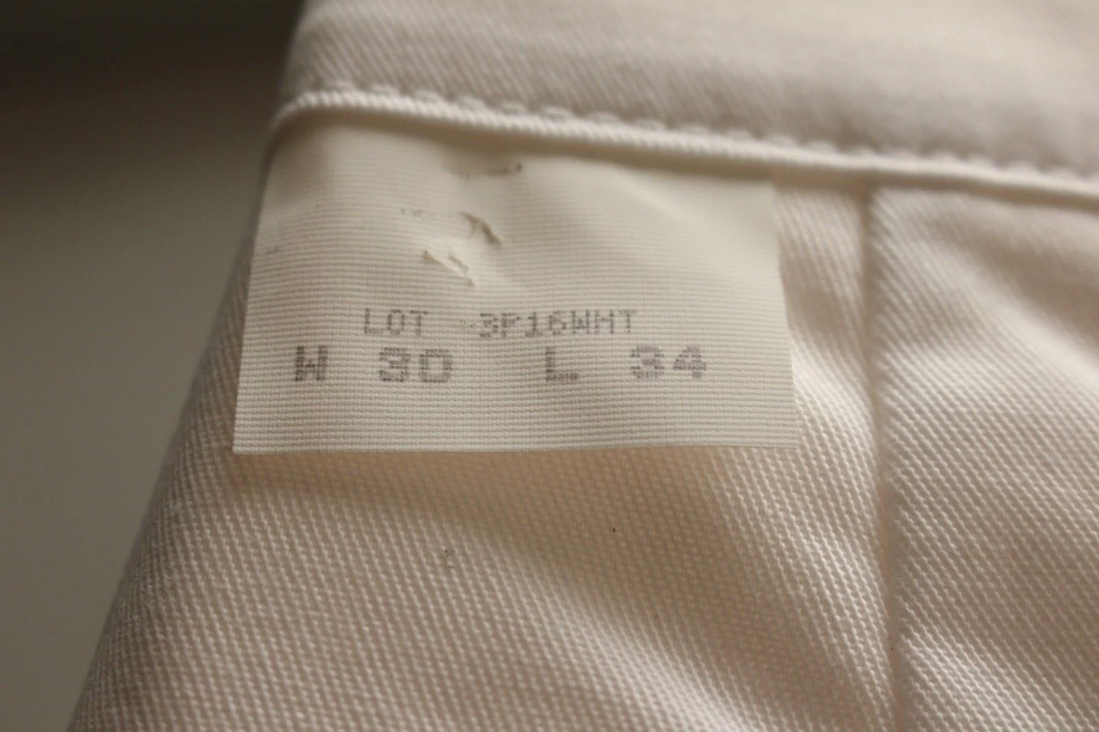 Men's Medical & Dental Personnel Uniform Trousers, 30x34, White - Image 4