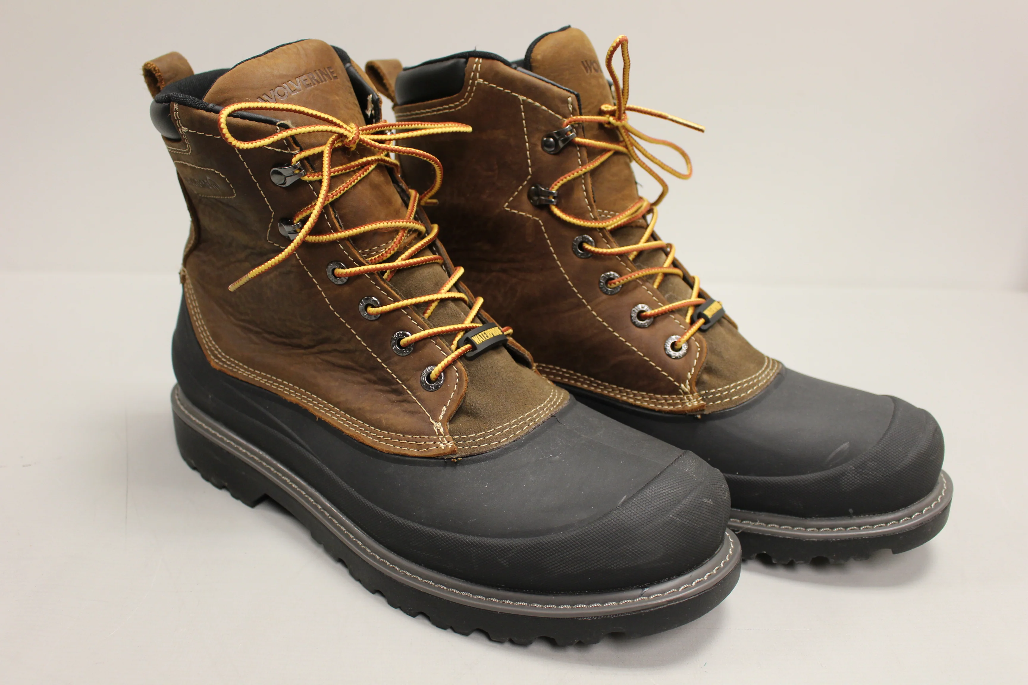 Men's Wolverine Floorhand Swamp Work Boots - Size: 14M - Steel Toe - Used
