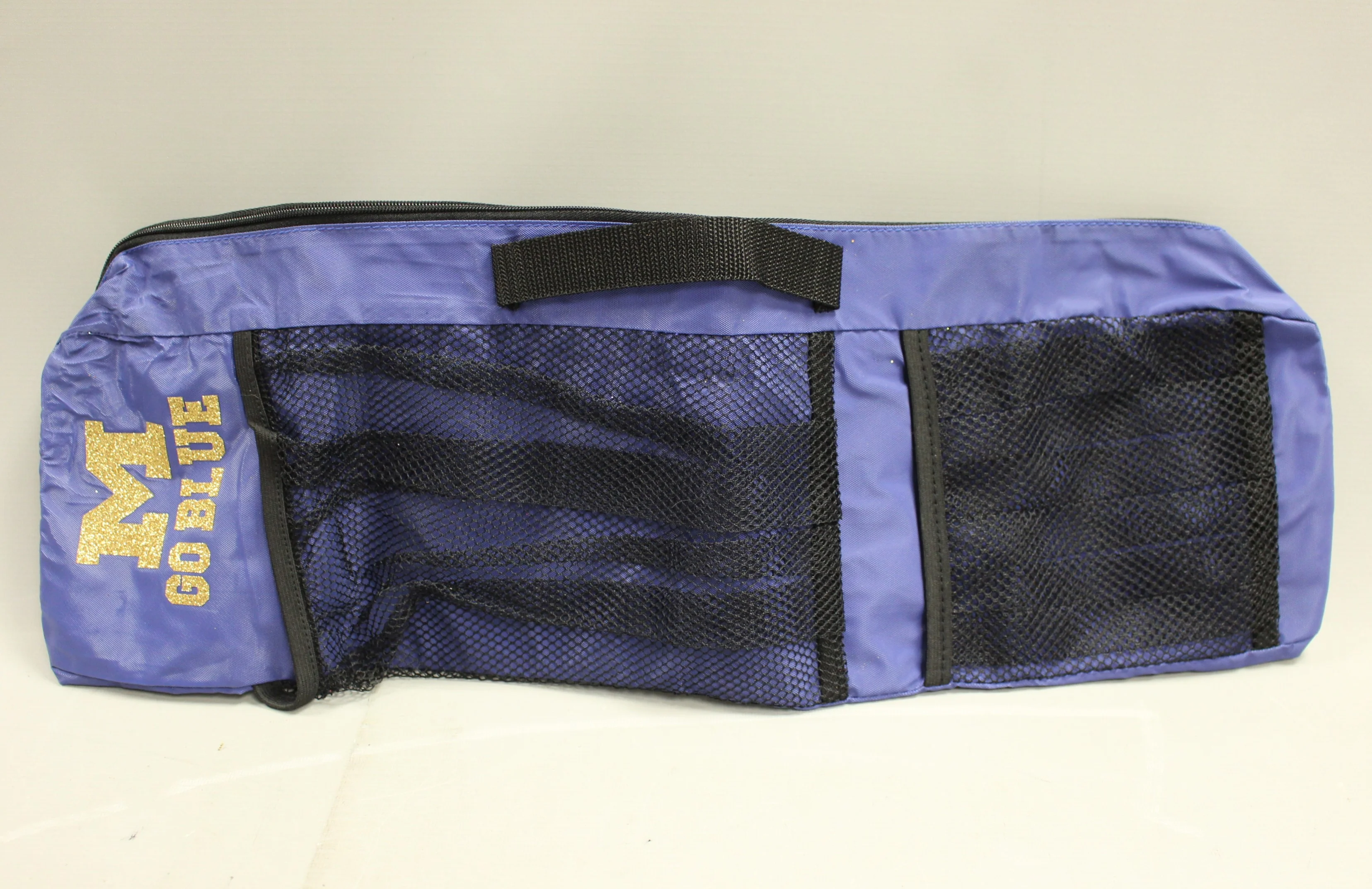 Michigan Wolverines Go Blue Carry Bag Backpack - Blue - Used