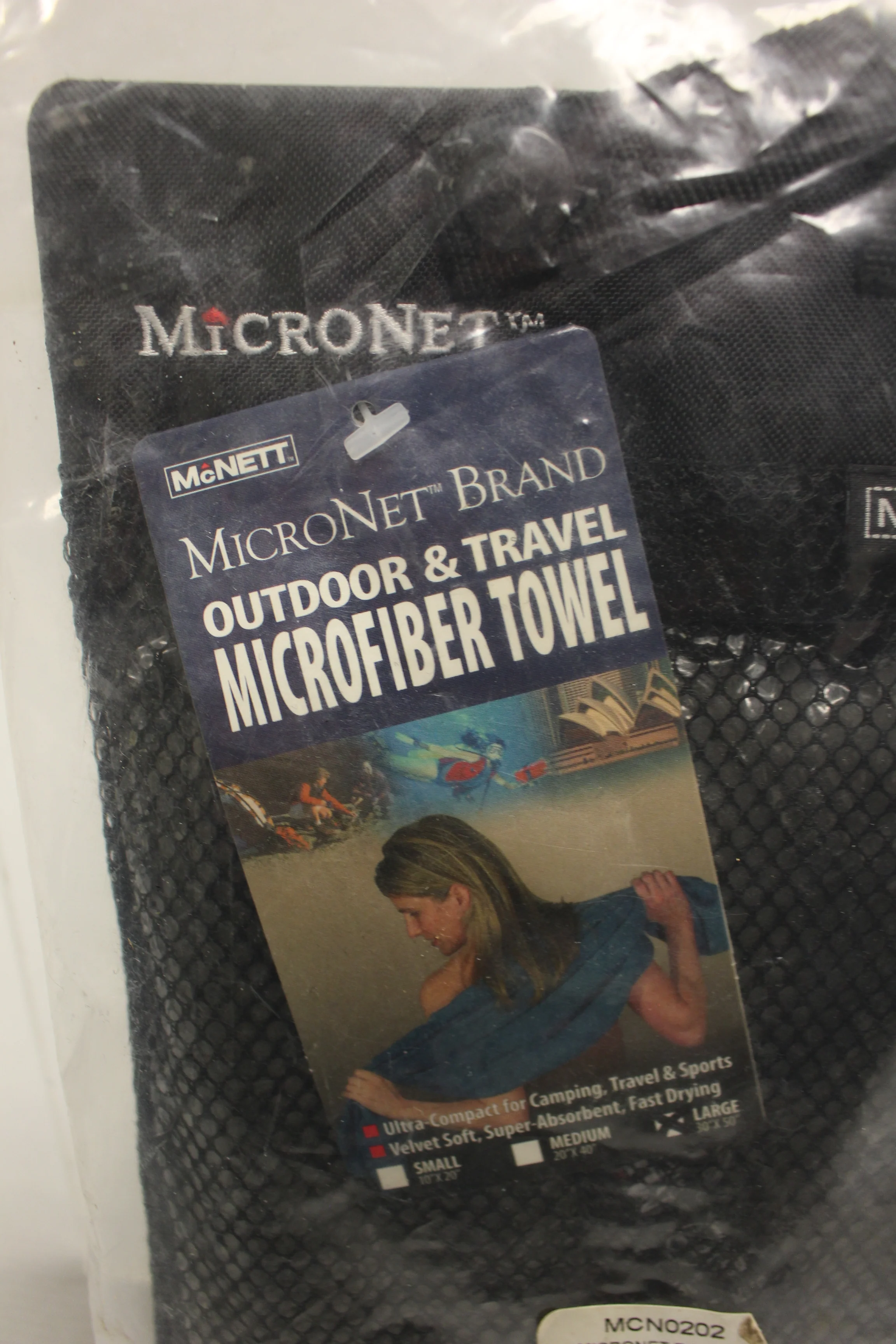 Micronet Brand Outdoor & Travel Microfiber Towel - Large - New