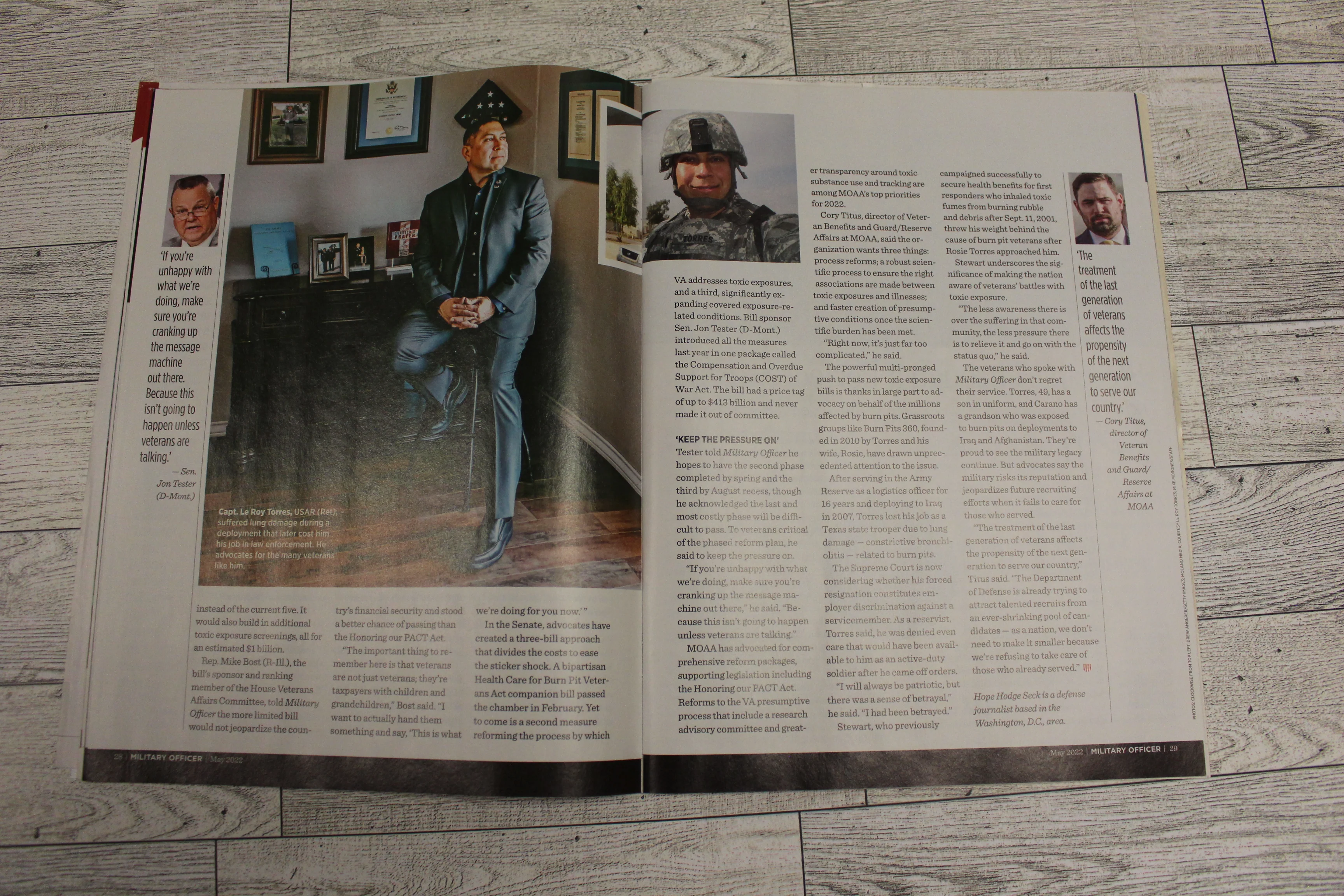 Military Officer Magazine The Grit Factor May 2022 -Used - Image 2