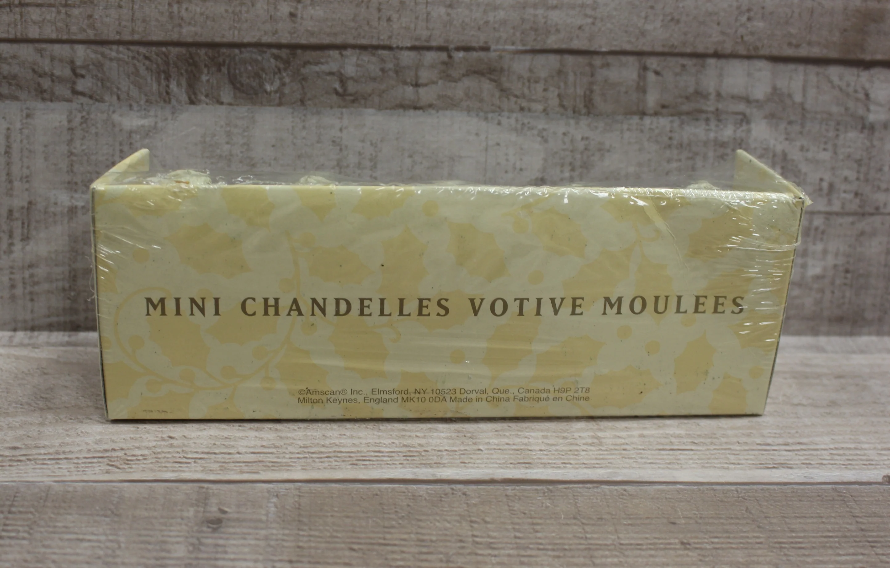 Mini Molded Chandelles Votive Moulees Candles - Set of 5 - Angles - New - Image 2