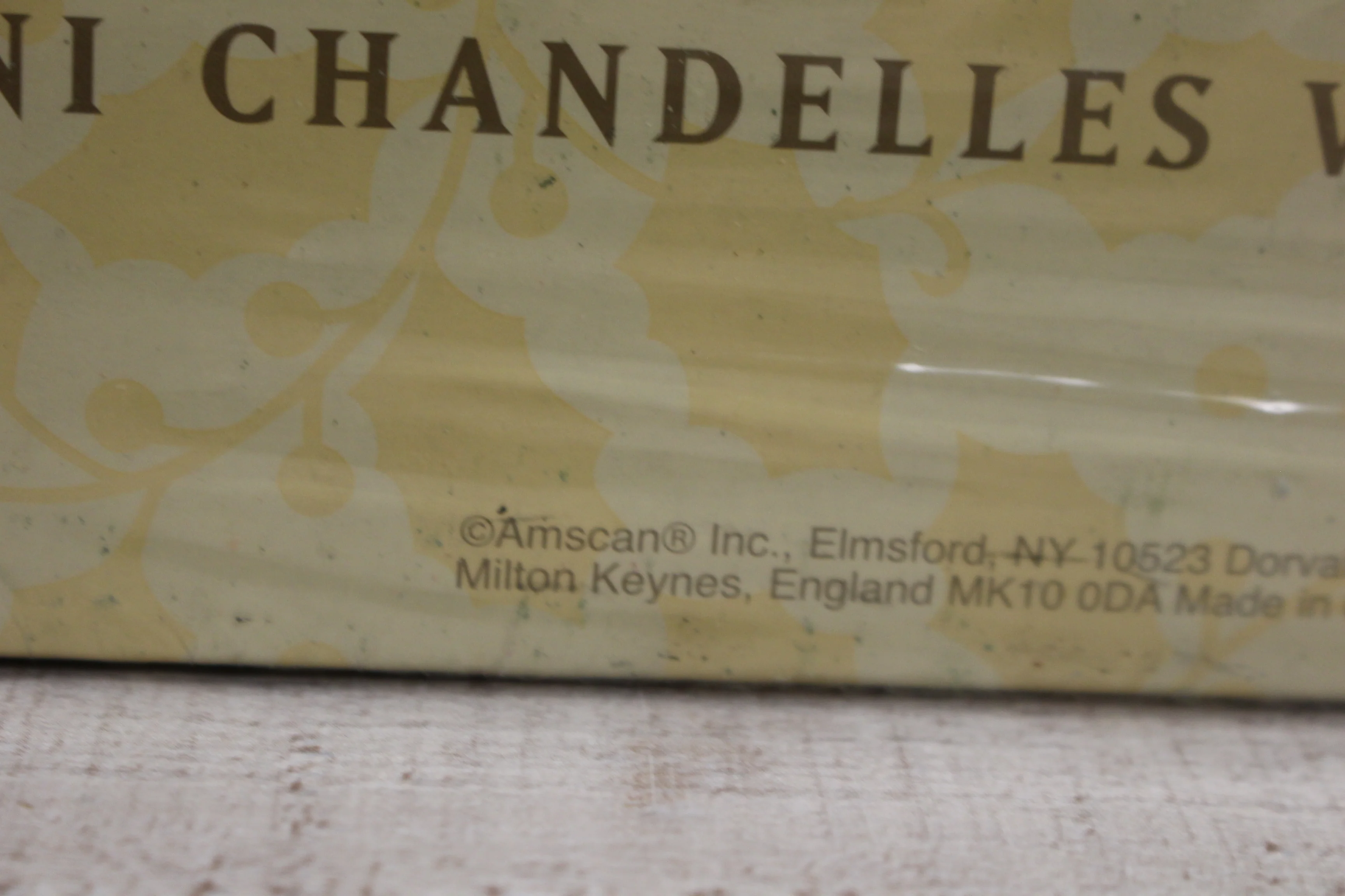 Mini Molded Chandelles Votive Moulees Candles - Set of 5 - Angles - New - Image 3