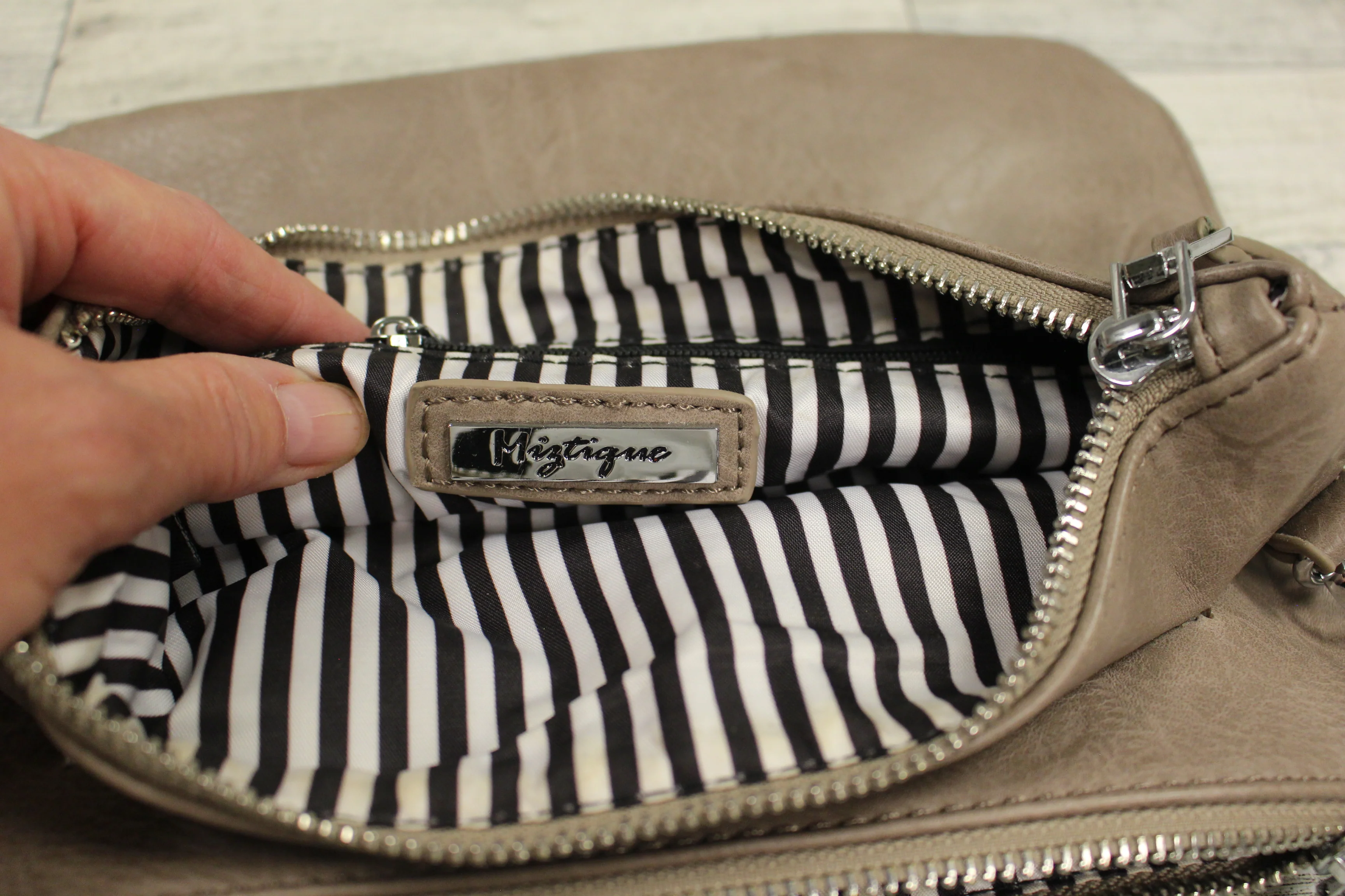 Miztrique Crossbody Purse - Tan - Used - Image 2