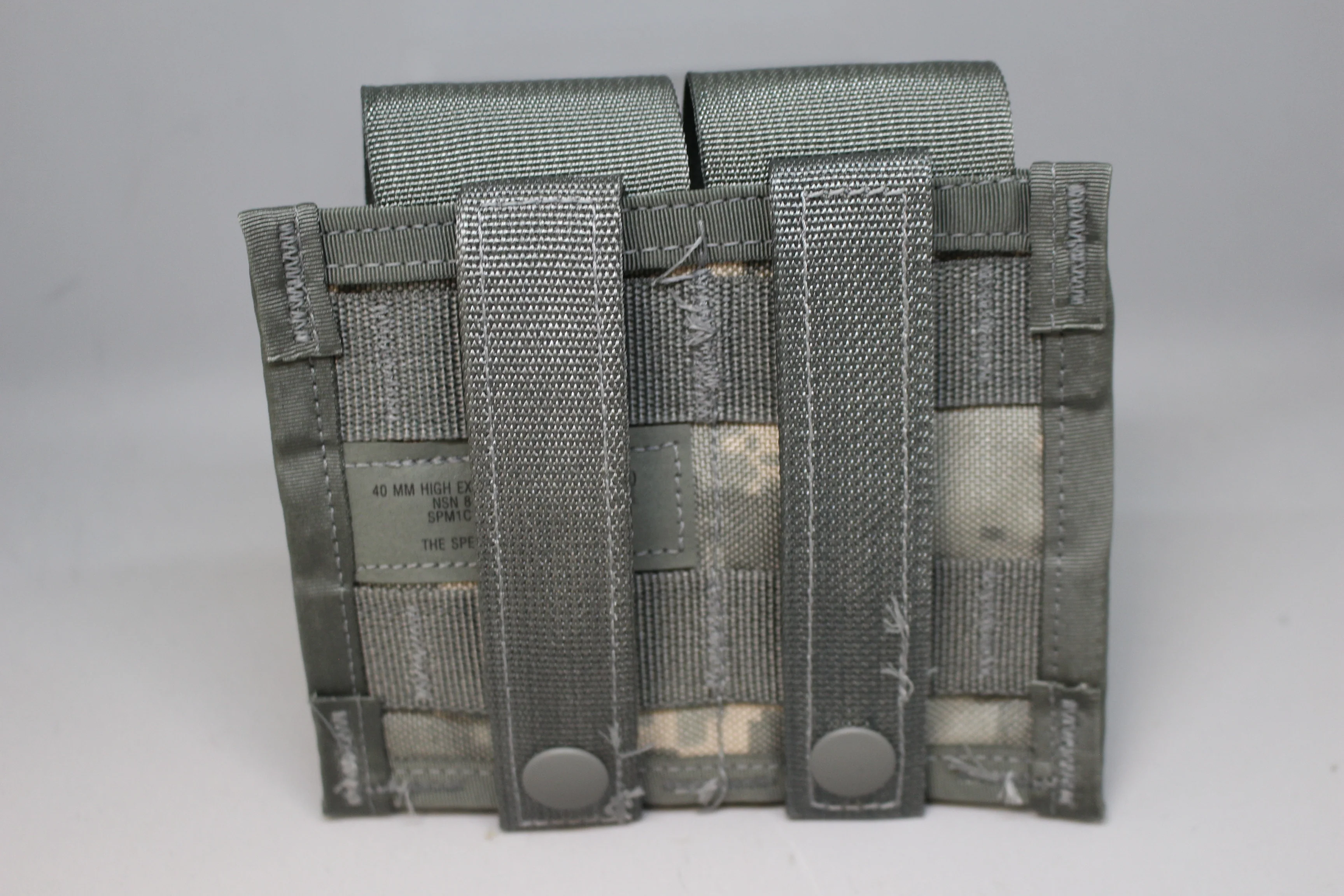 Molle II ACU 40mm High Explosive Pouch (Double) - 8465-01-524-7628 - Used - Image 2