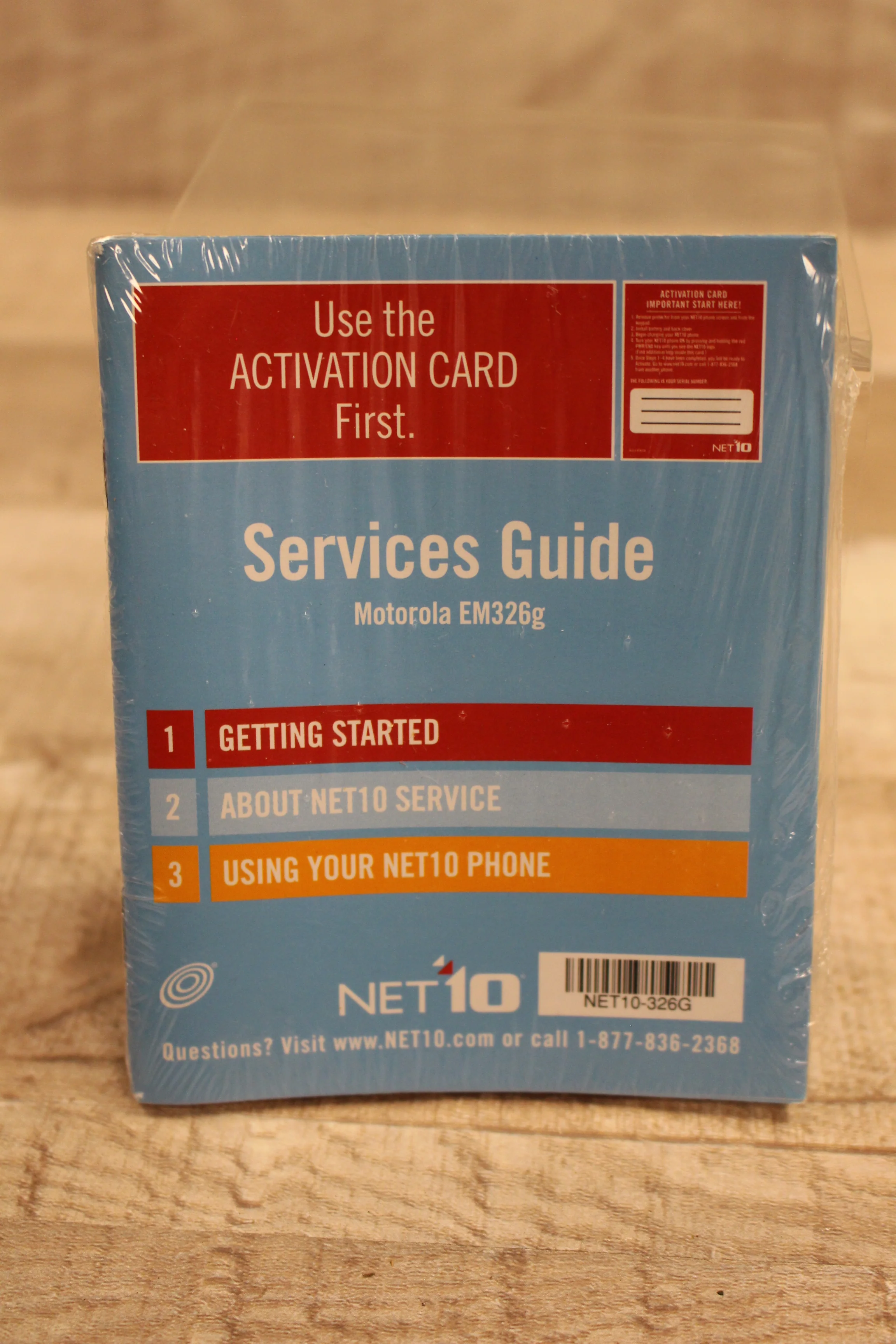 Motorola EM326g Service Guide Net10-326G - New