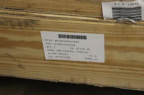 Mrap Vehicular Suspension Arm Control, 2530-01-592-6544, 940001471A02, New - Image 4