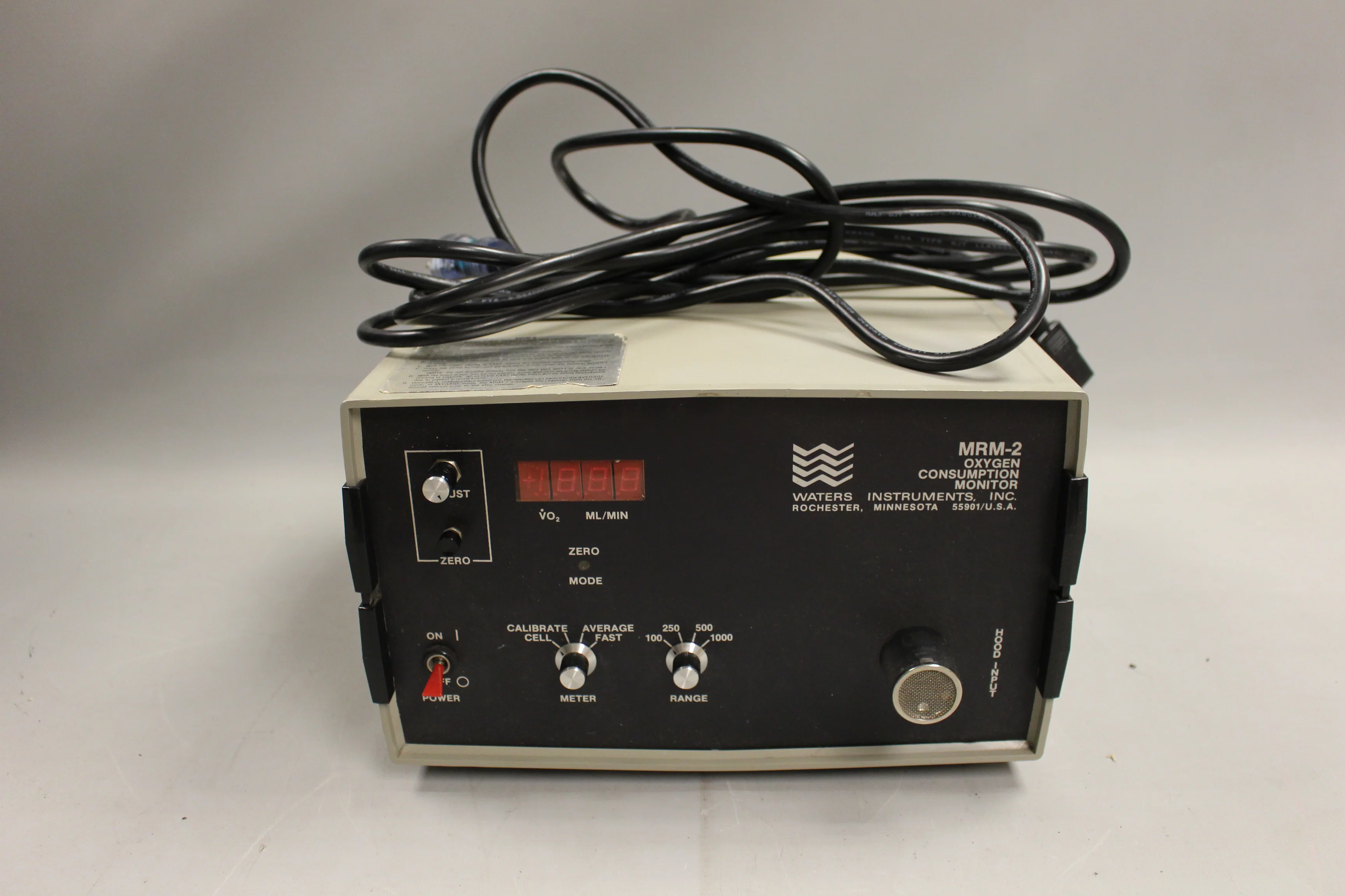 MRM-2 Oxygen Consumption Monitor - Model MRM-2C - Used