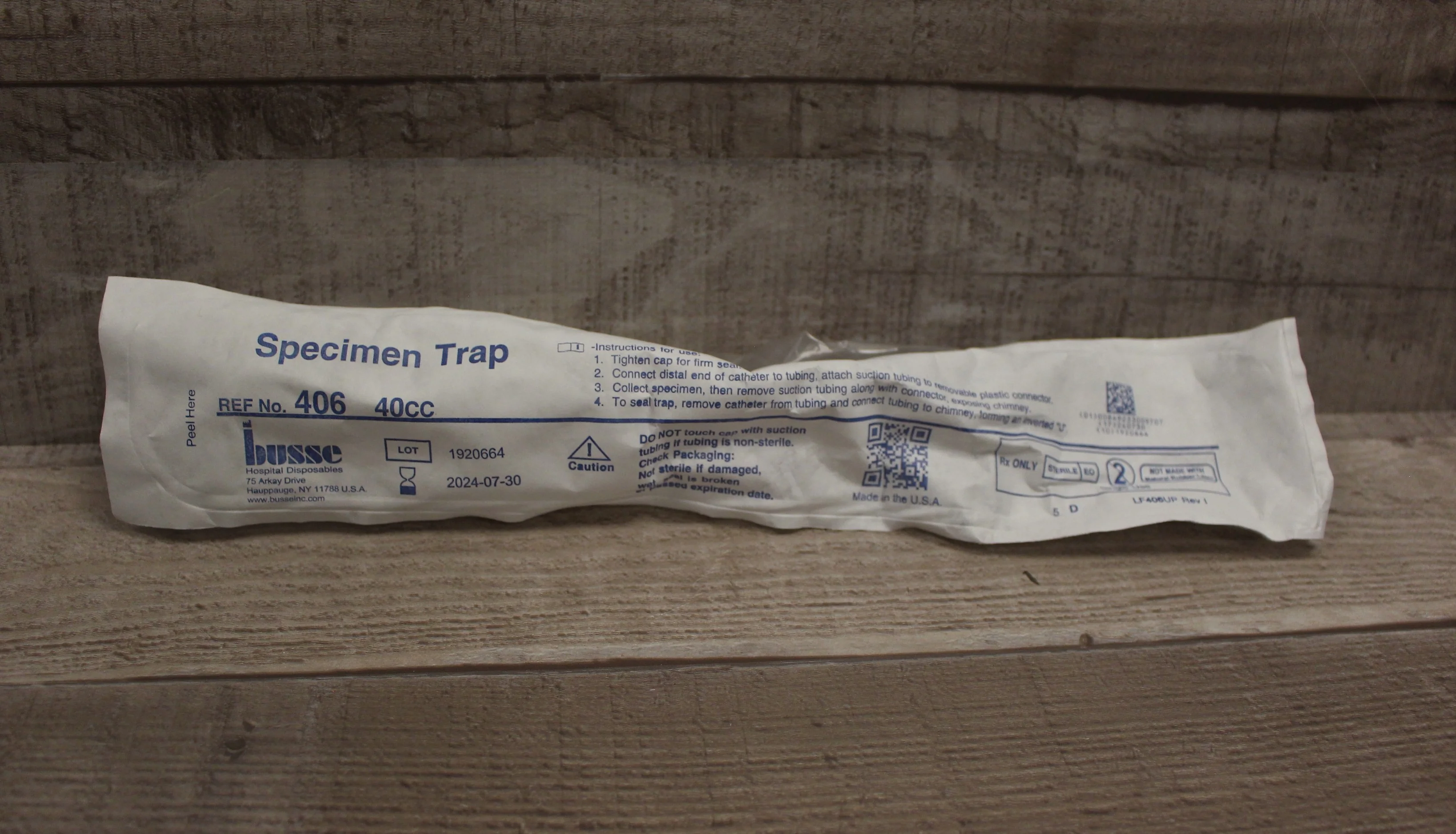 Mucus Specimen Trap - 40cc - 406 - New