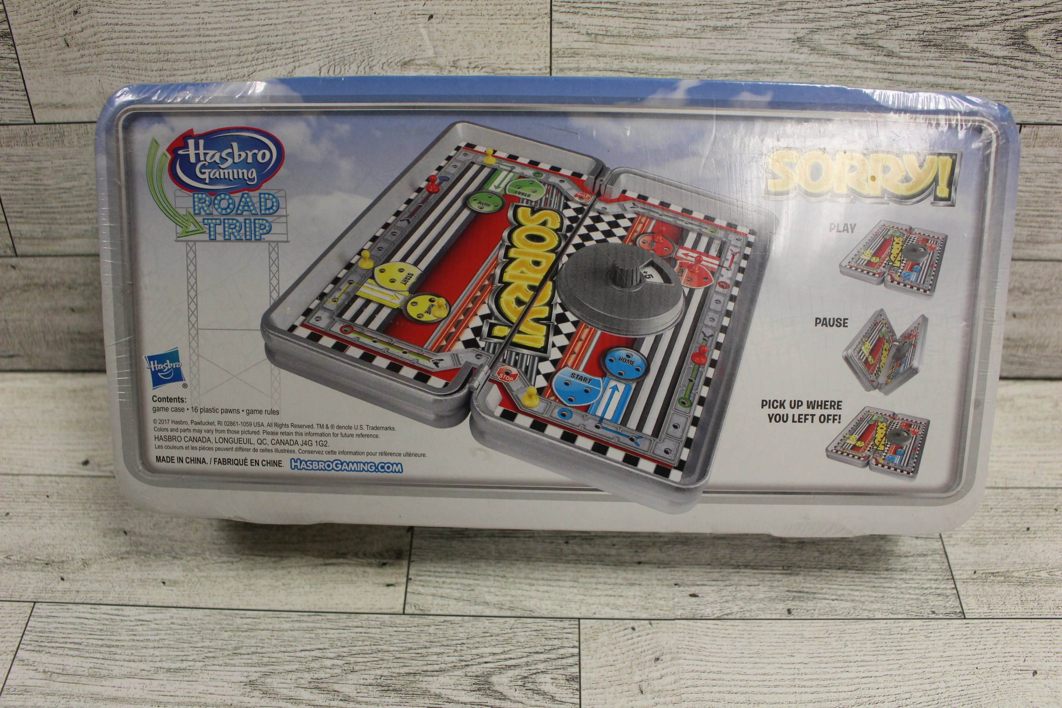 New Hasbro "Sorry” Gaming Road Trip Full Gameplay In A Portable Case -New - Image 2