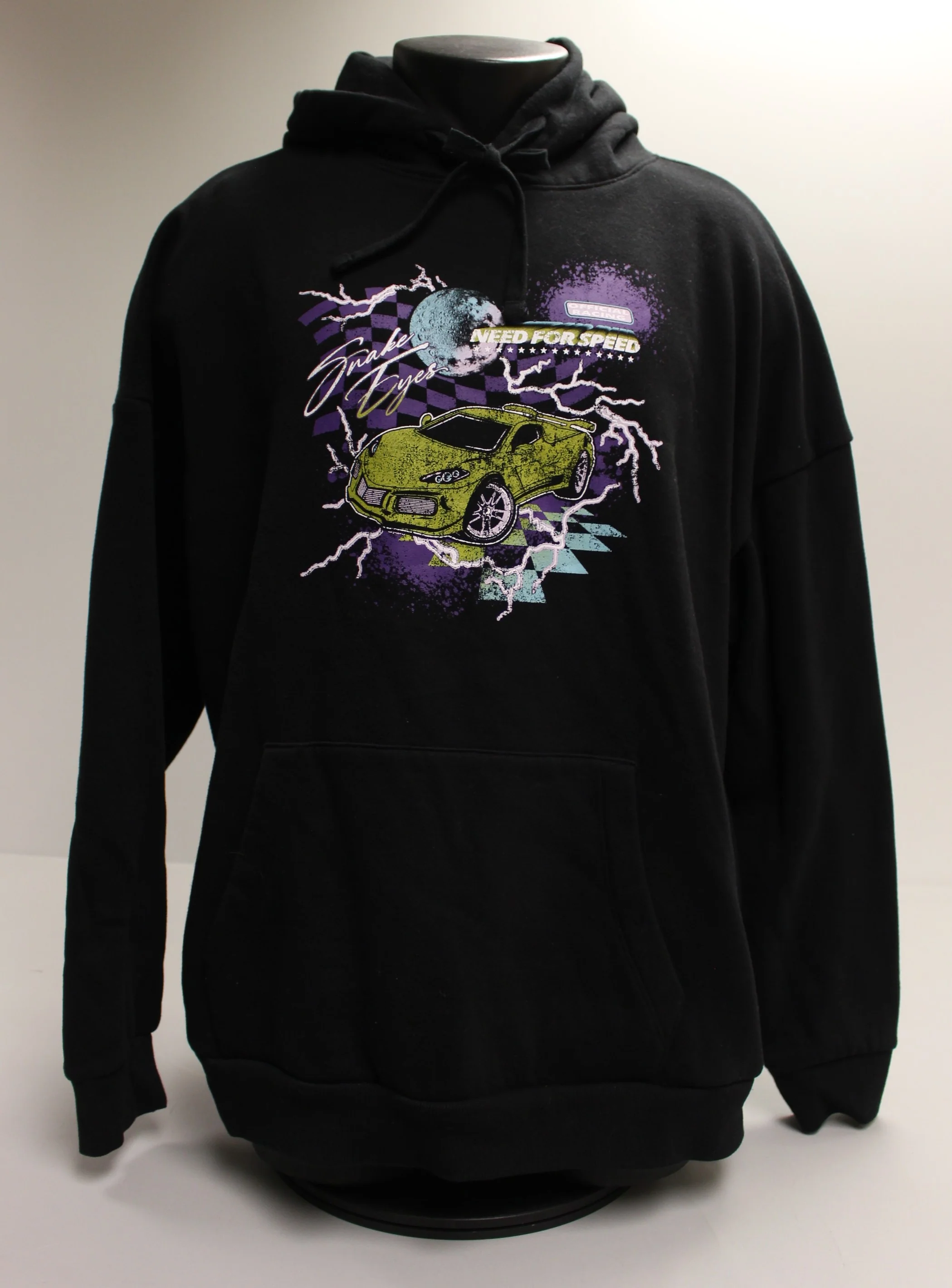 No Boundaries Snake Eyes Need For Speed Hoodie - XL (46-48) Oversized Fit - Used - Image 2
