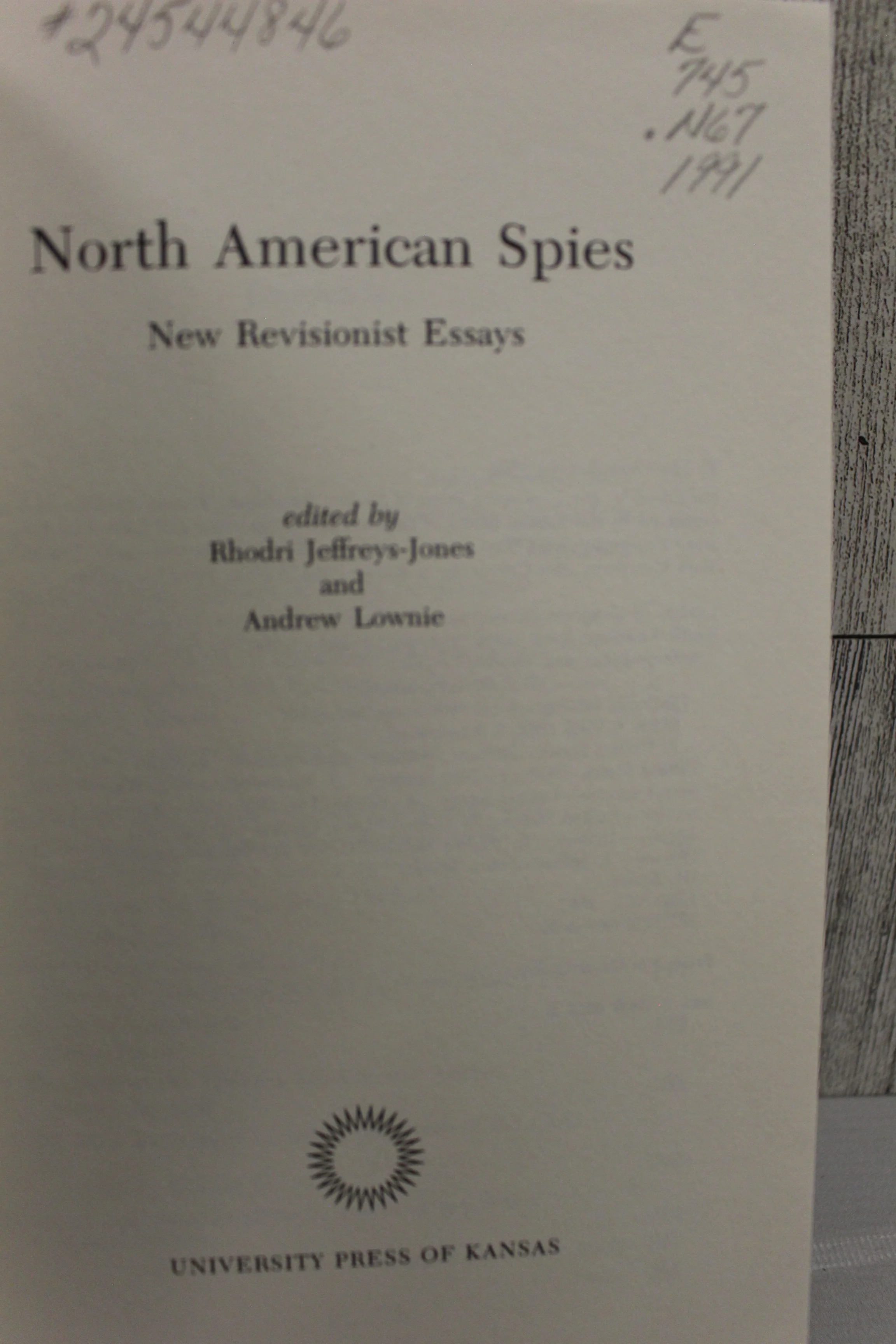 North American Spies - New Revisionist Essays - Jeffreys-Jones Lownie - Image 3