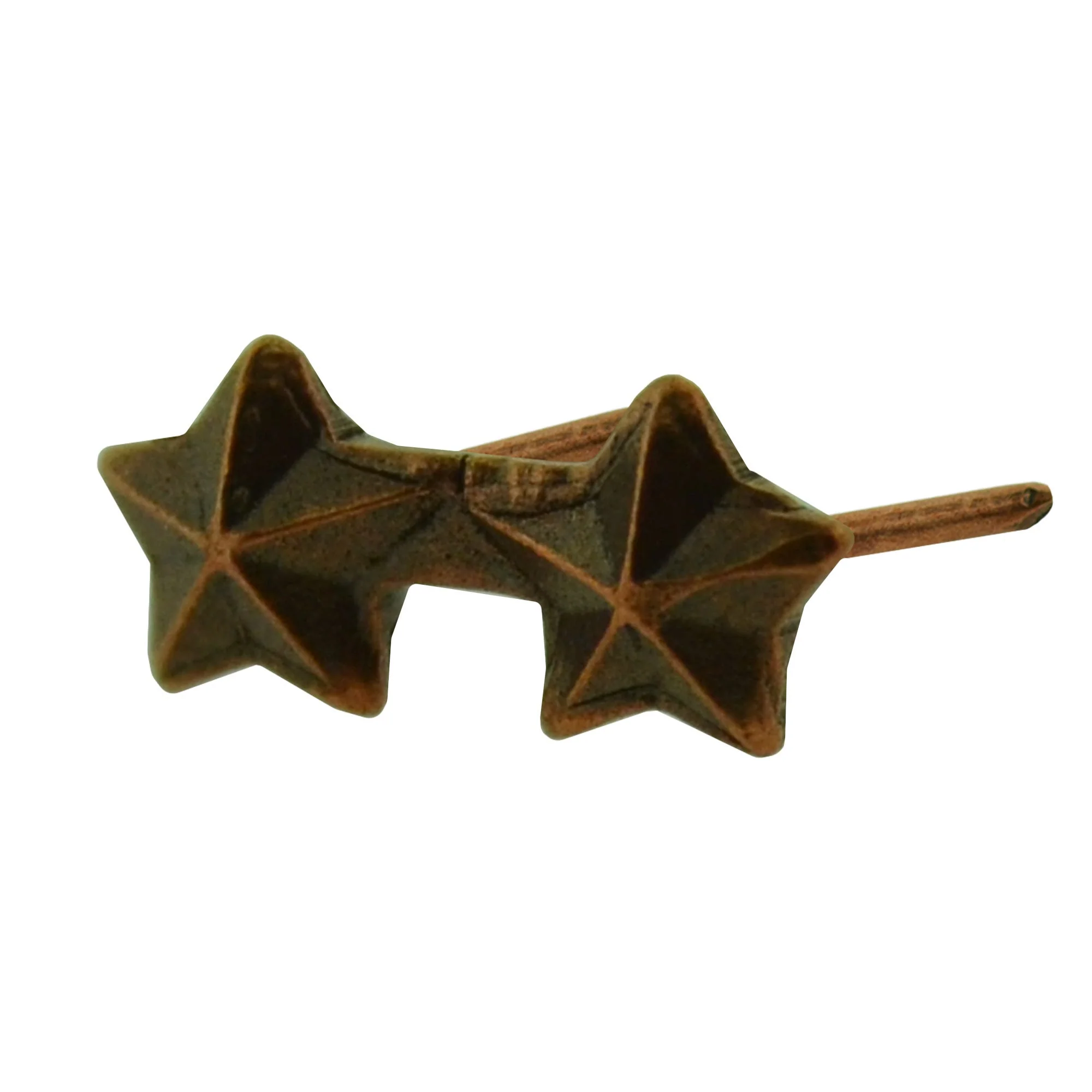 Officers Equipment 3/16" Double Bronze Star Device - New