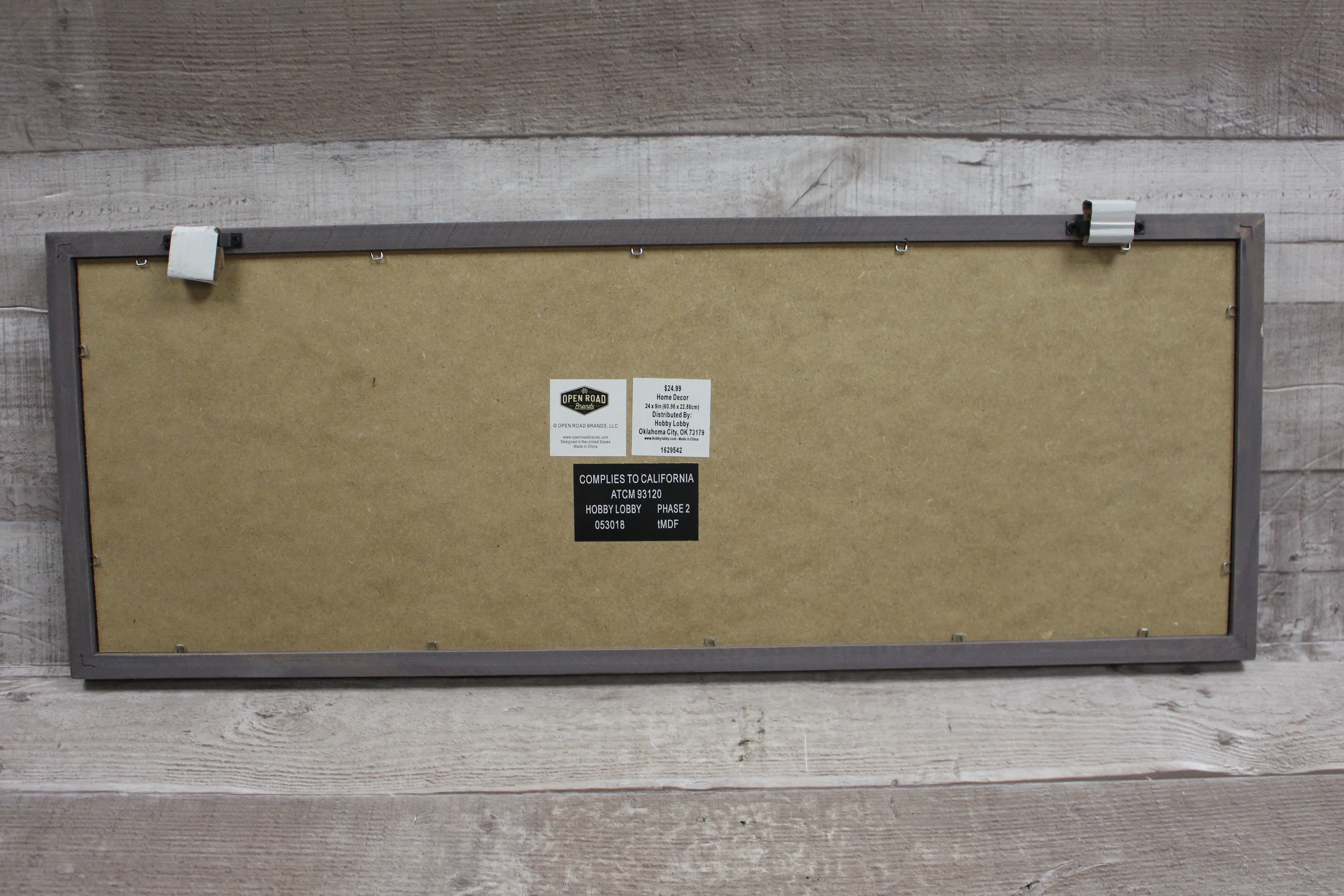 Open Roads Brand The Auto Shop Wooden Sign For Garage -New - Image 2