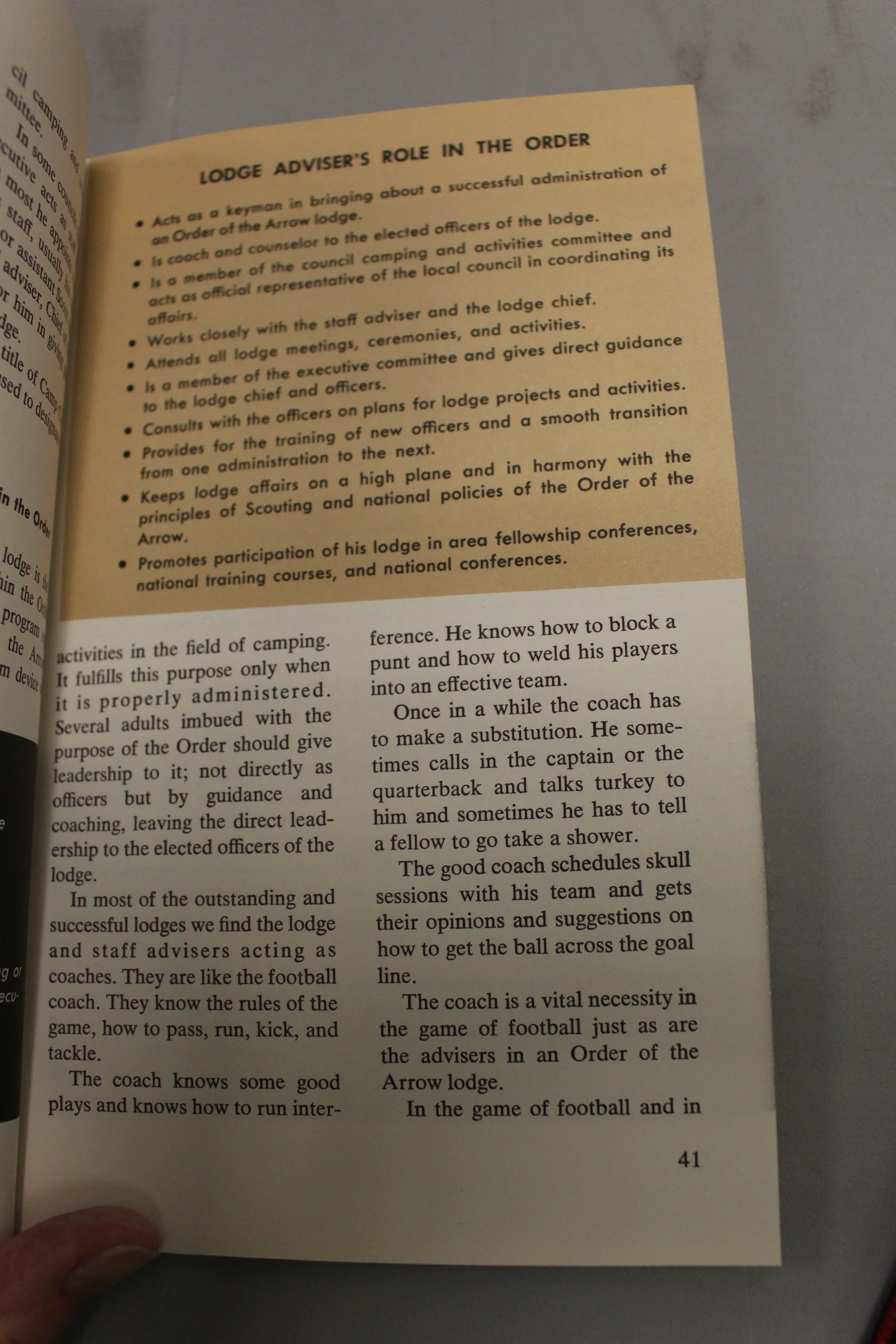 Order of the Arrow Handbook 1965 - Used - Image 5