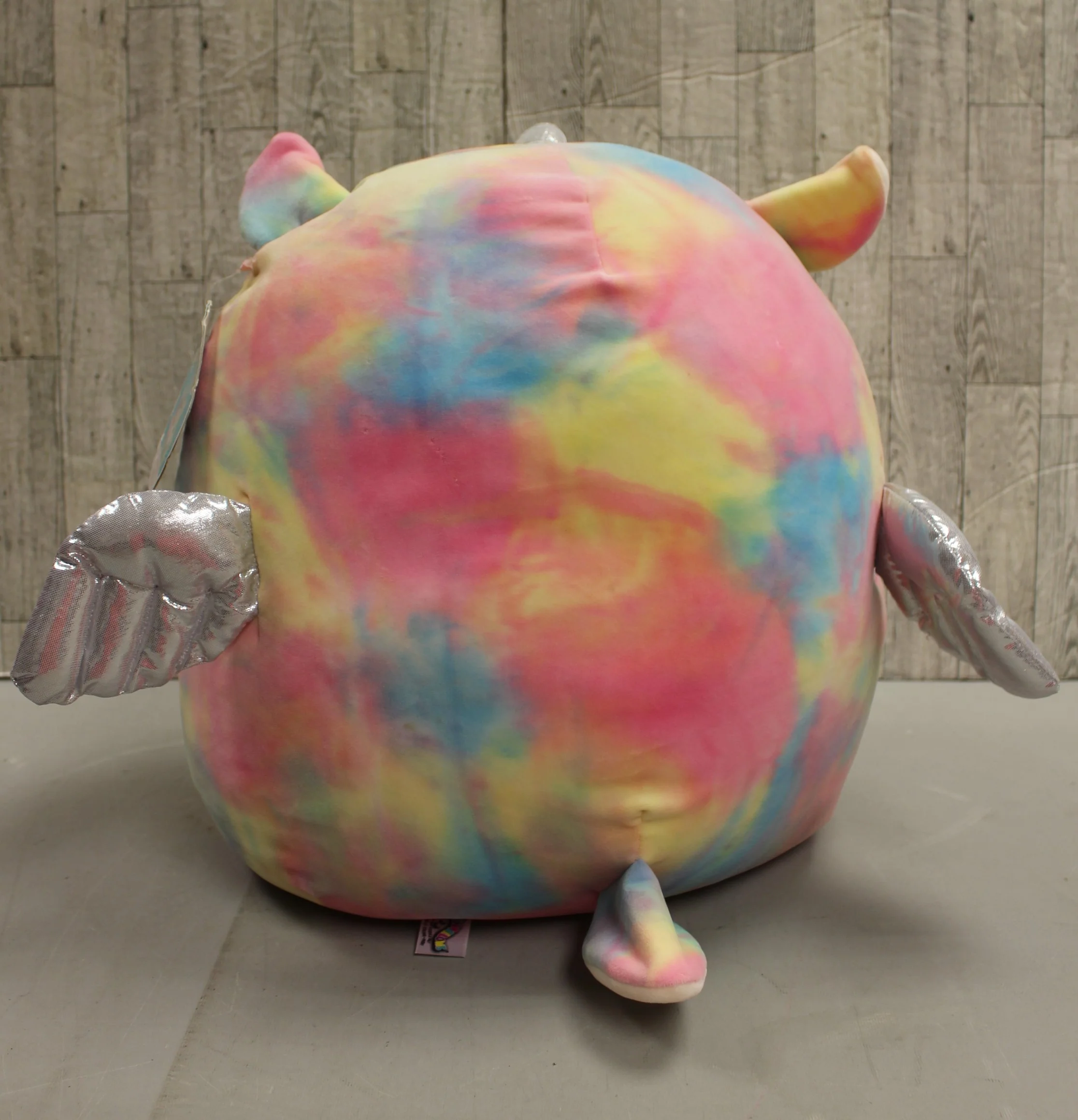 Original Squishmallow - Lucy-May - Llama Pegacorn Rainbow - 16" Tall - Used - Image 3
