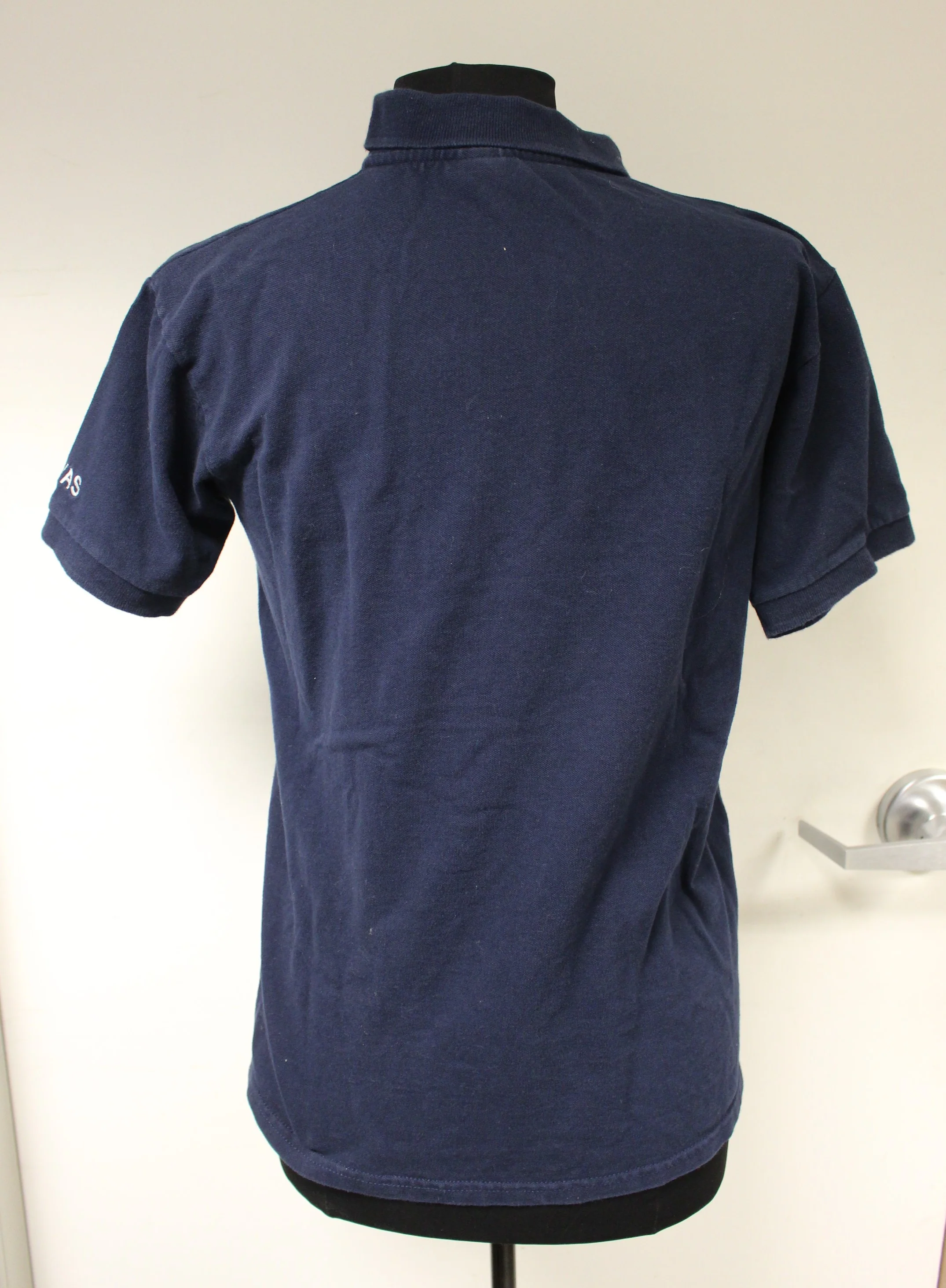 OTS Officer Training School Short Sleeve Polo Shirt - HOYAS - Navy Blue - Small - Image 4