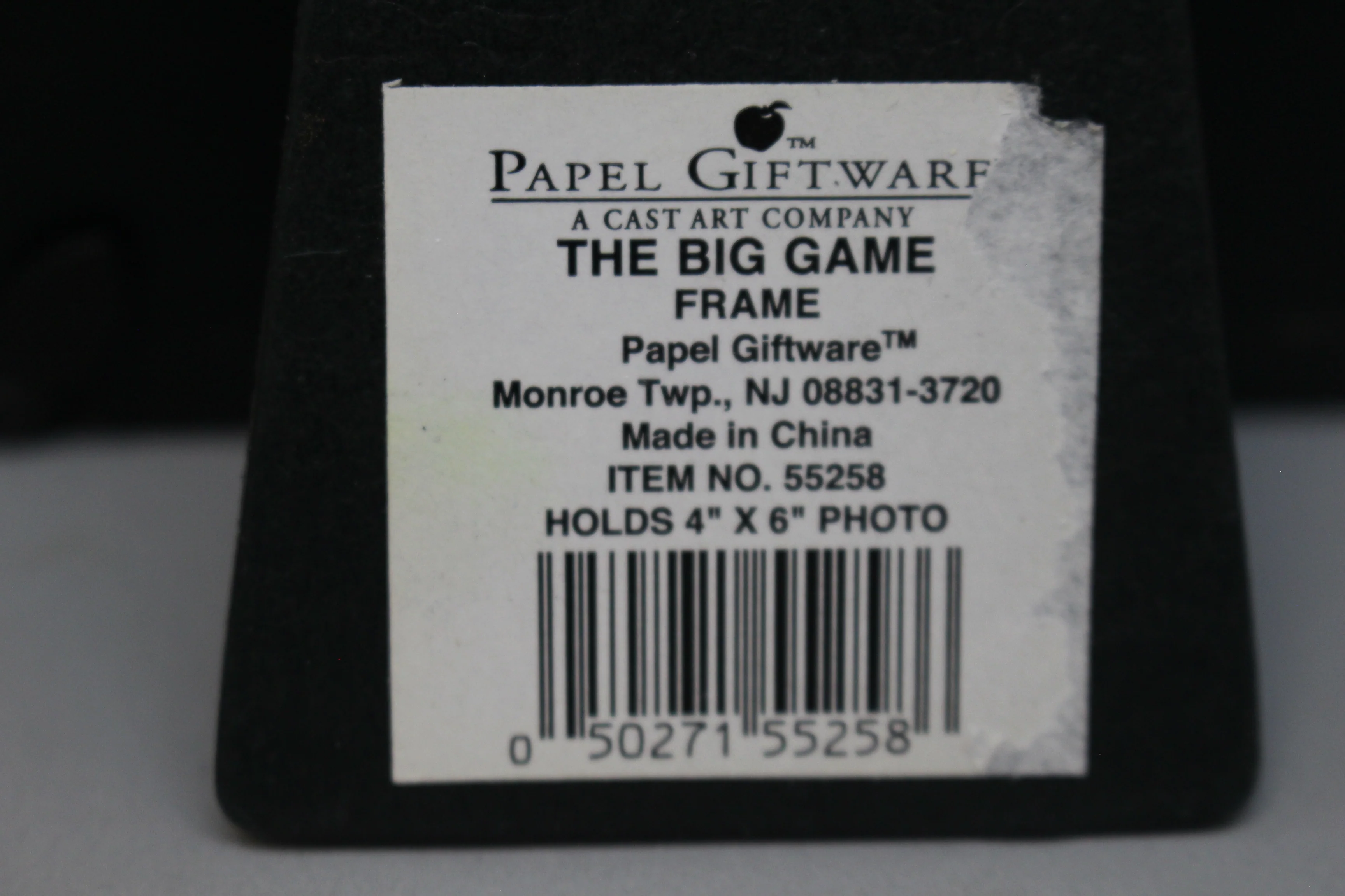 Papel Giftware The Big Game Football Picture Frame - Holds 4x6 Photo - Used - Image 3