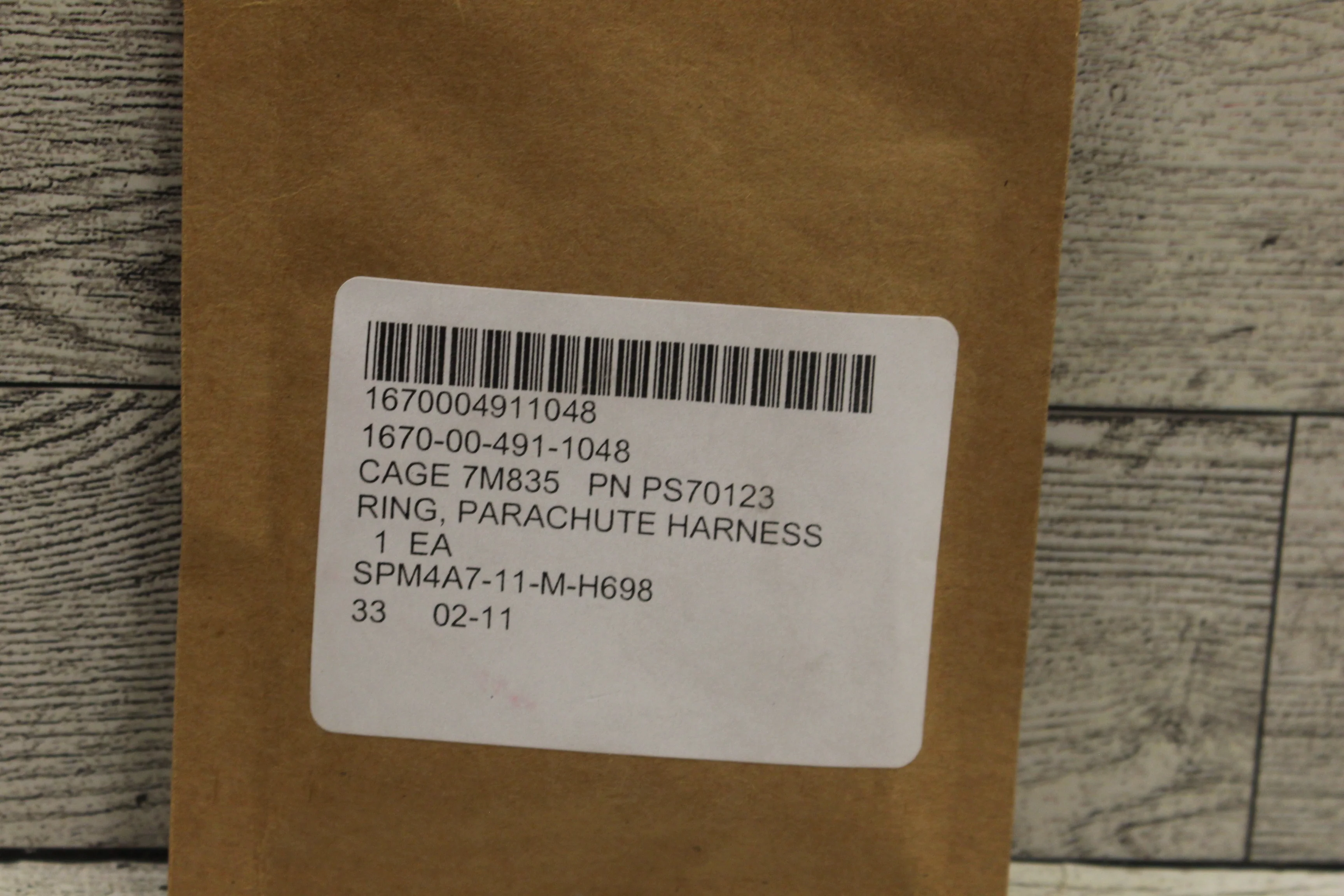 Parachute Harness Ring - 1670-00-491-1048 - P/N PS70123 - New - Image 2