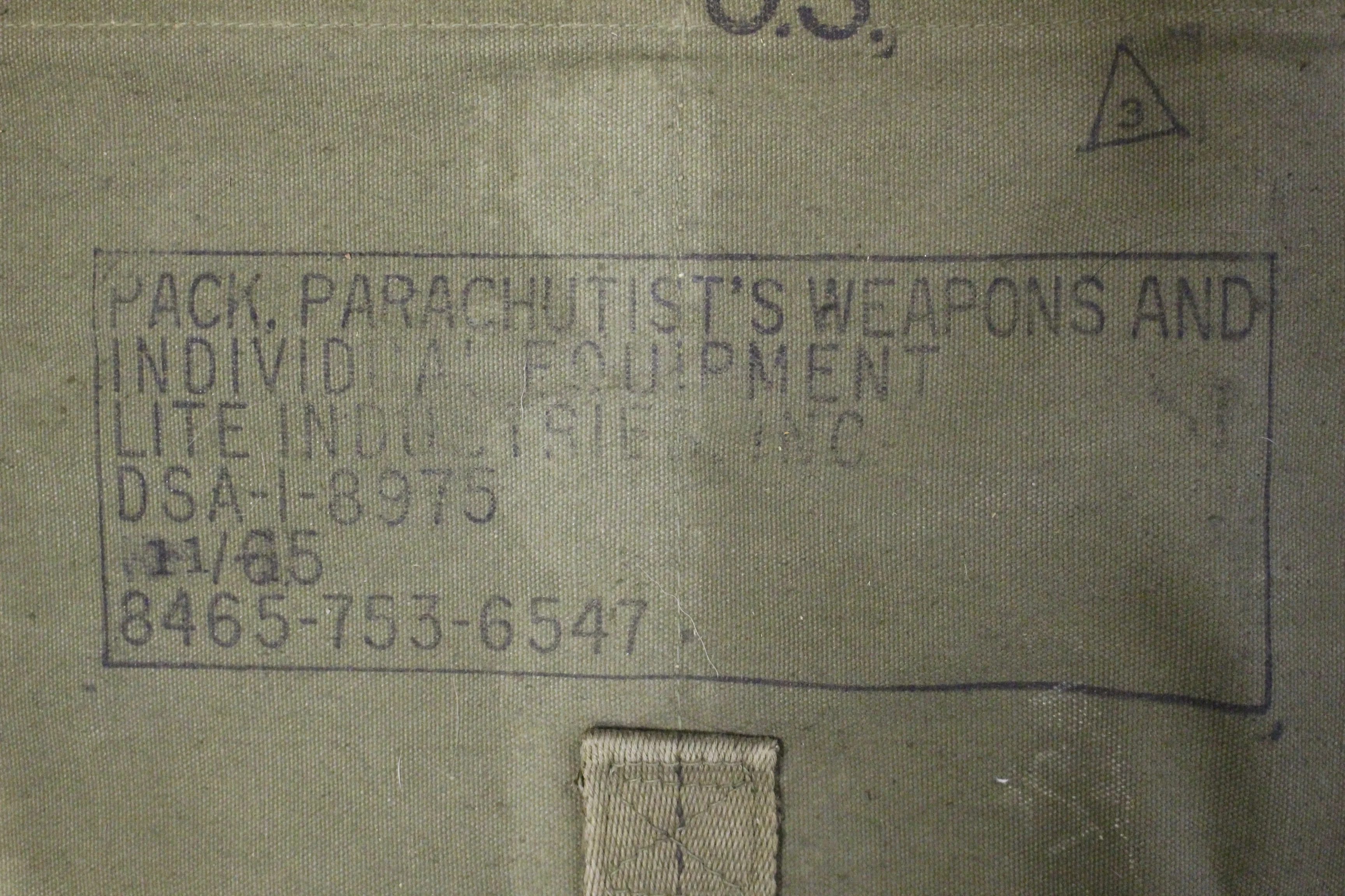 Parachutist's Weapons and Individual Equipment Pack - Image 3