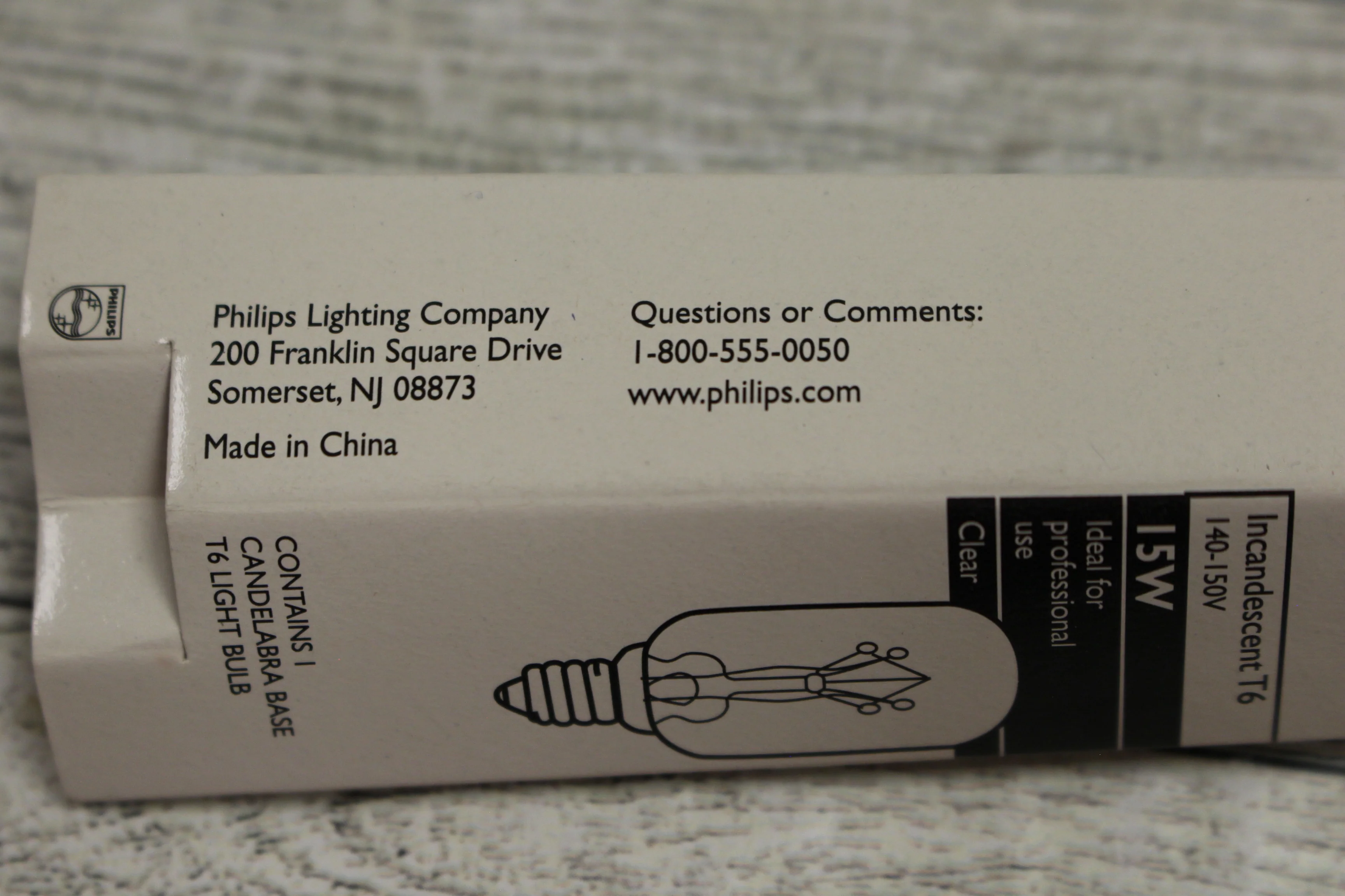 Philips T6 15W Candelabra Base Light Bulb - Set of 4 - New - Image 3