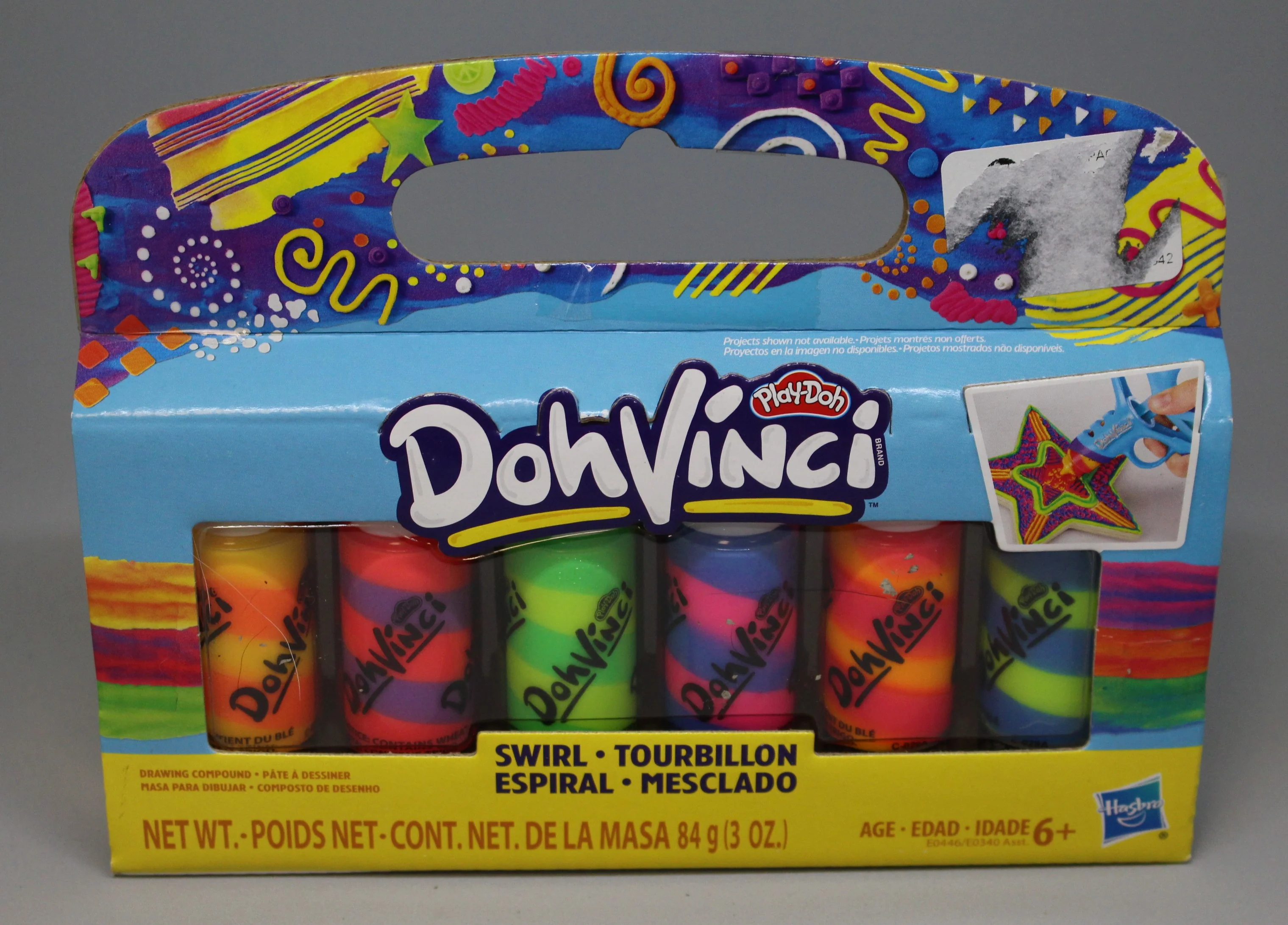 Play Doh DohVinci 6pk Mixed Drawing Compound - New